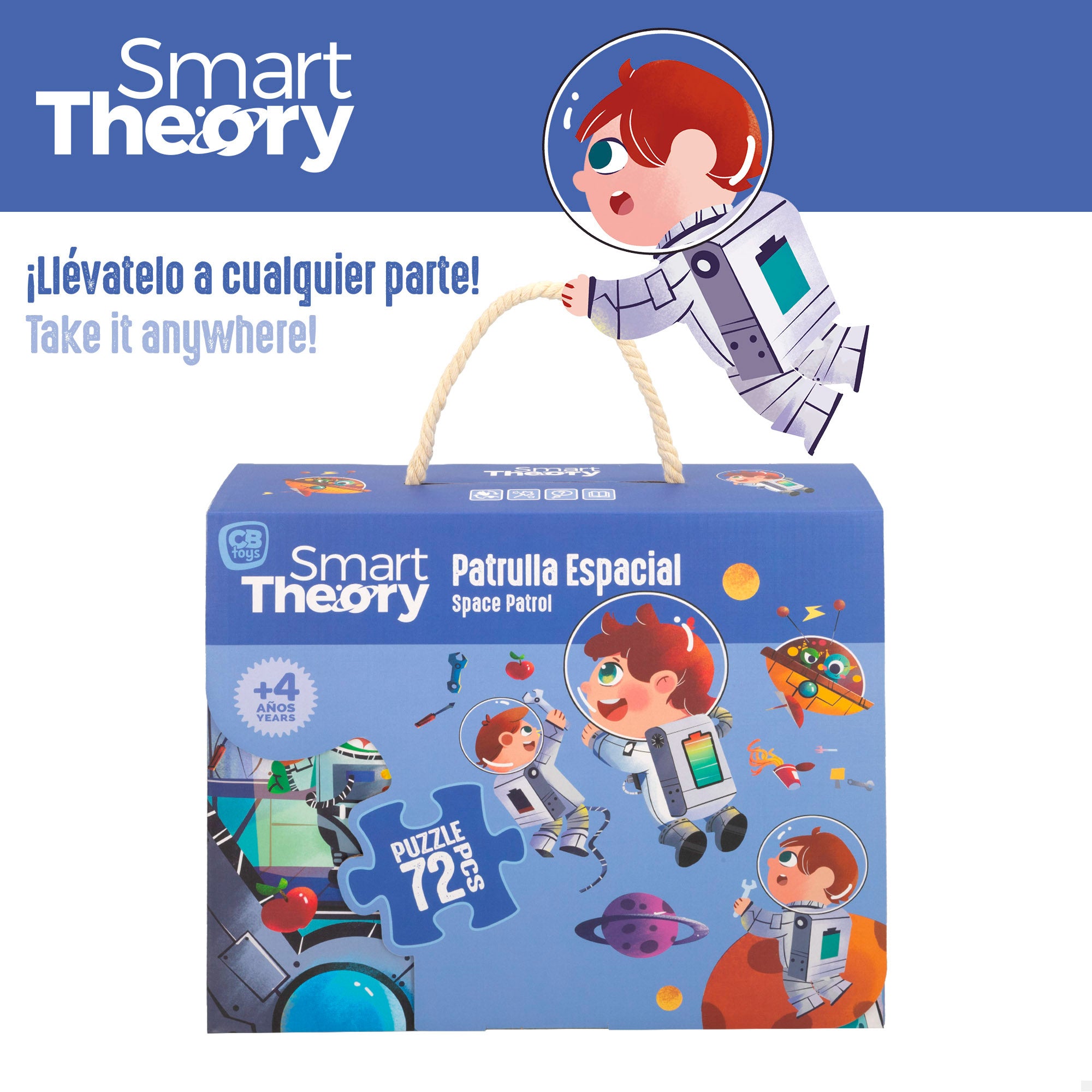 Puzzle espacial grande de 72 peças da Smart Theory