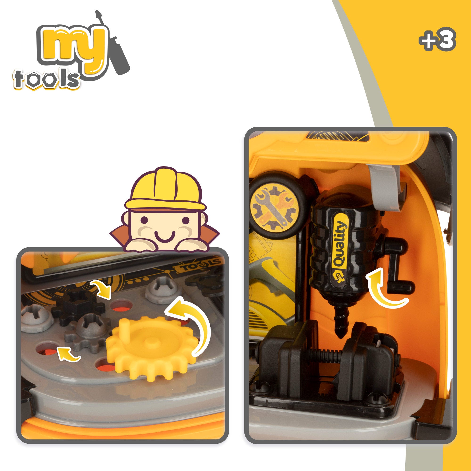 Estojo de Ferramentas Portátil 2 em 1 My Tools