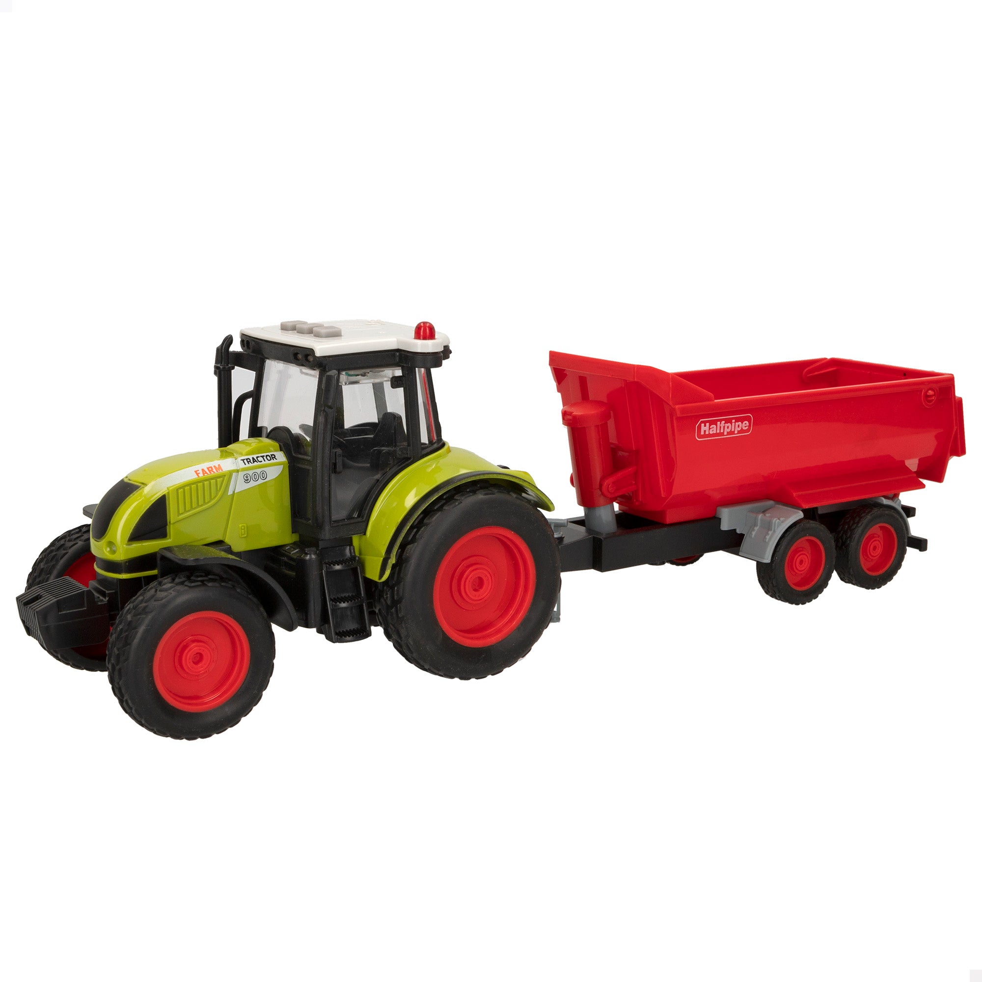 Trator de fricção com reboque, luz e som Speed&amp; Go