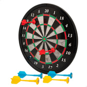 Alvo de dardos magnético reversível Ø30 cm com 6 dardos coloridos