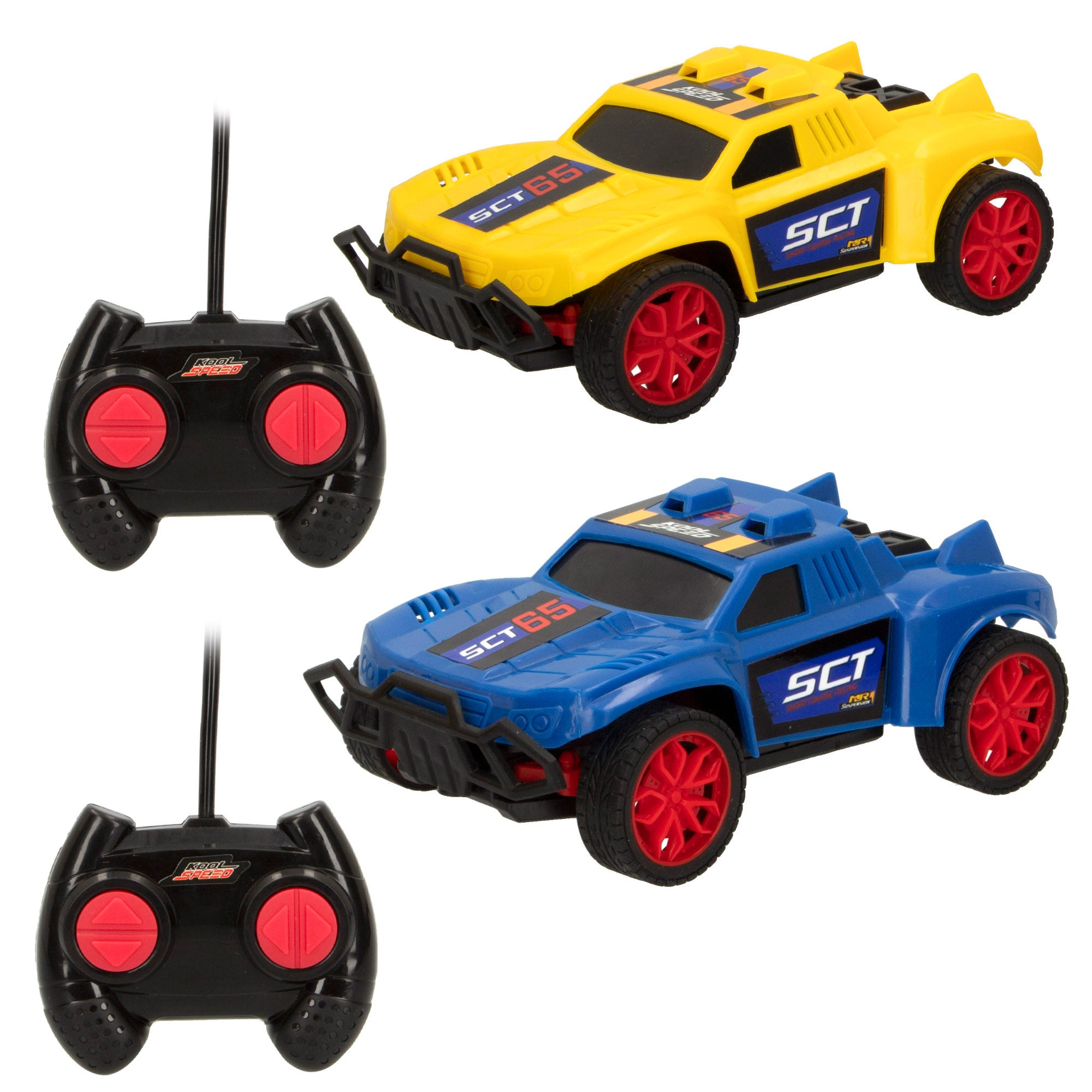 Conjunto de 2 carros de rali com comando, escala 1:24, Speed&amp; Go
