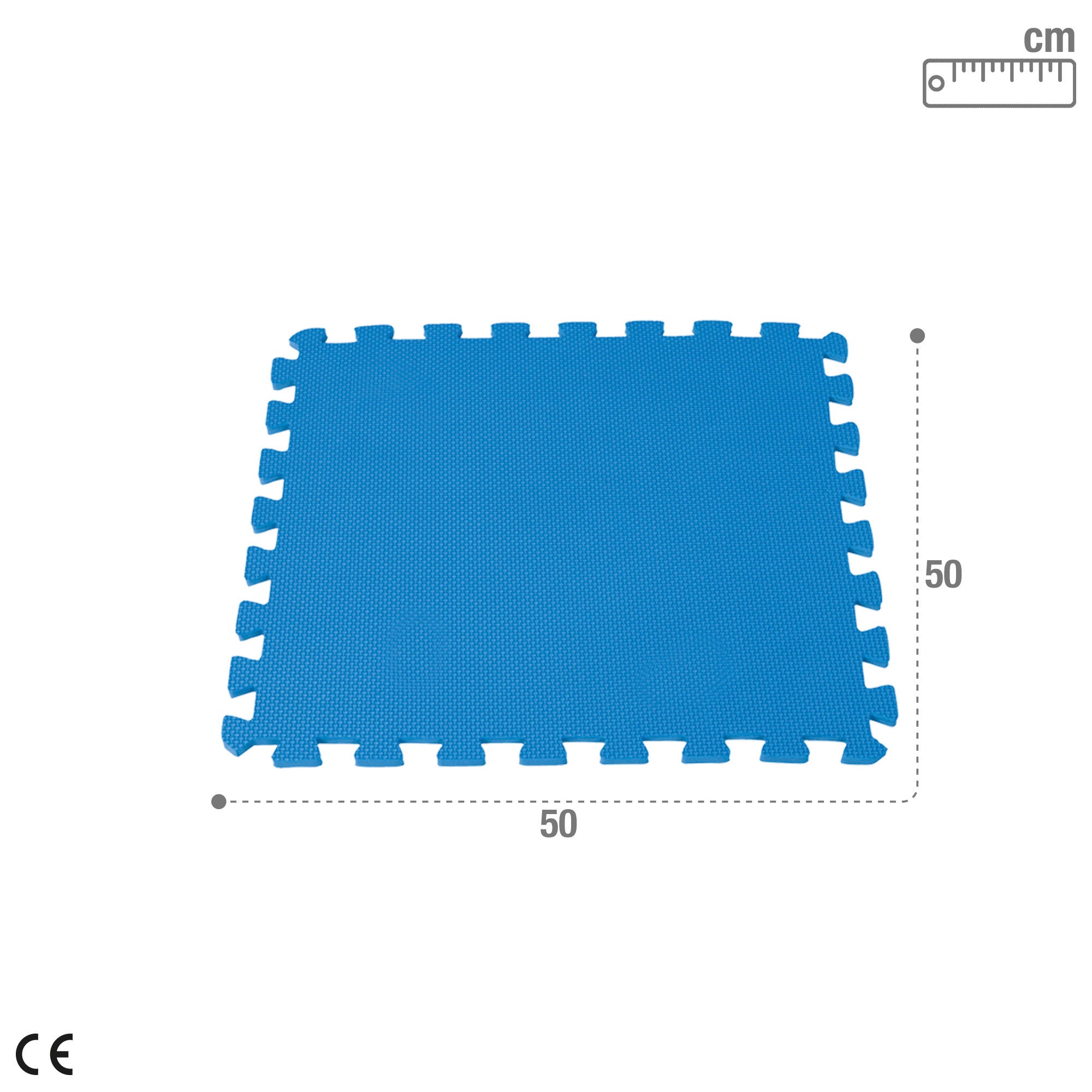 Protetor de fundo de piscina INTEX 50x50x1 cm - 8 peças