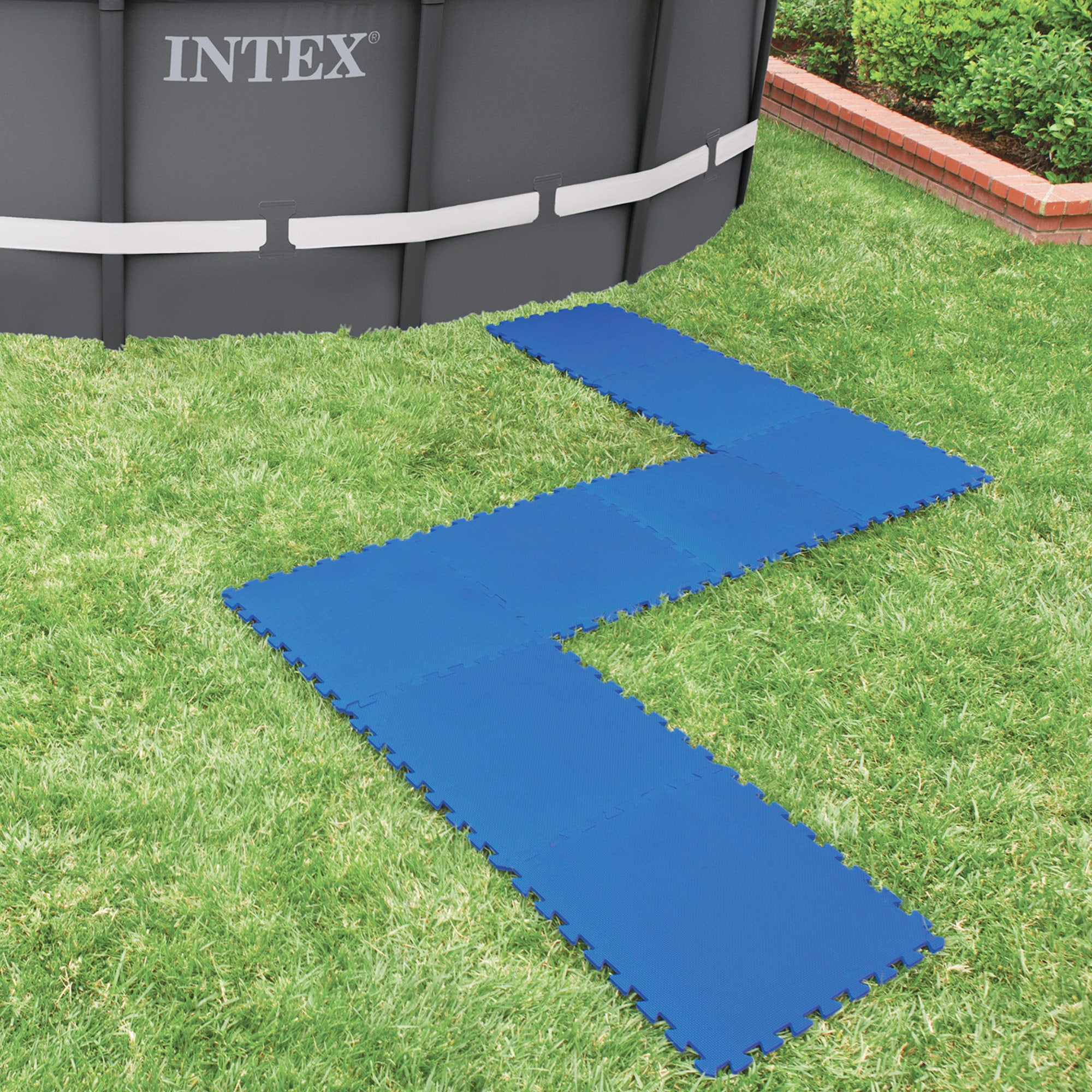 Protetor de fundo de piscina INTEX 50x50x1 cm - 8 peças