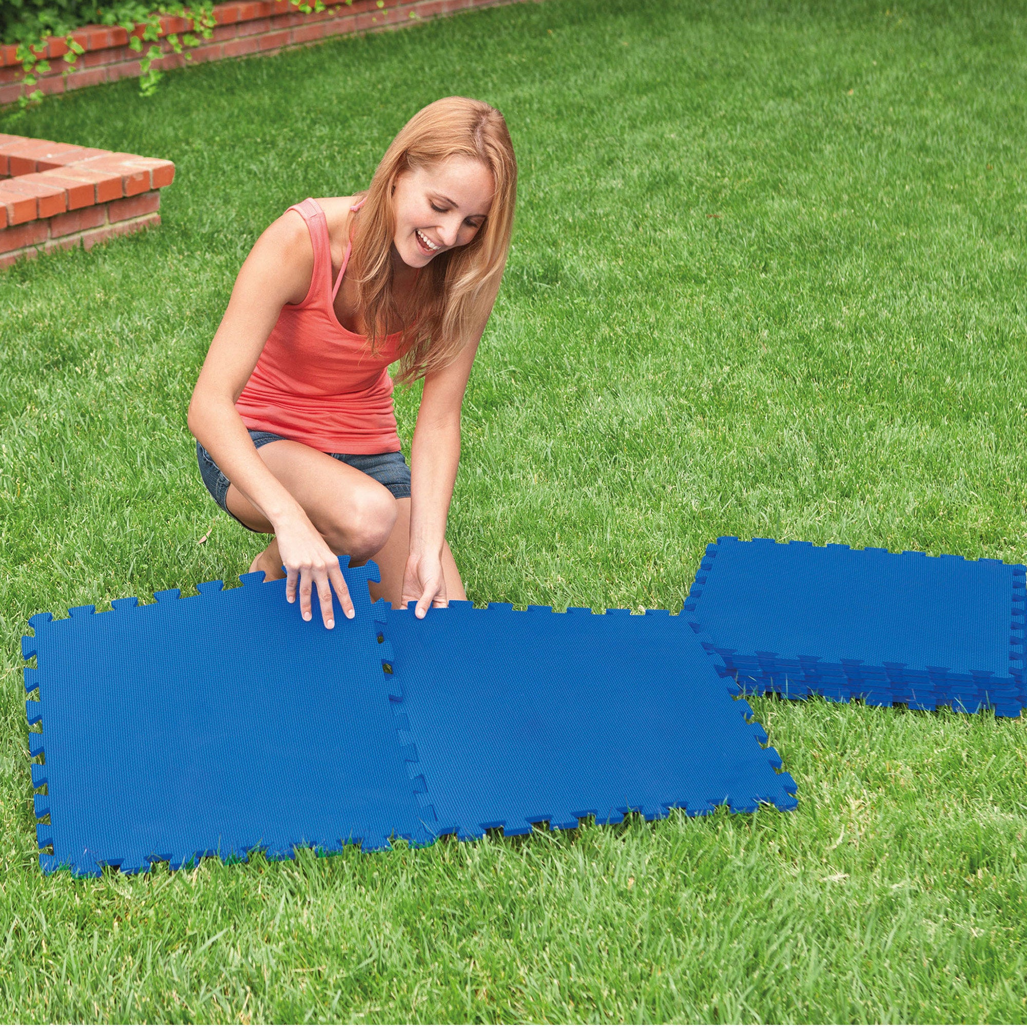 Protetor de fundo de piscina INTEX 50x50x1 cm - 8 peças