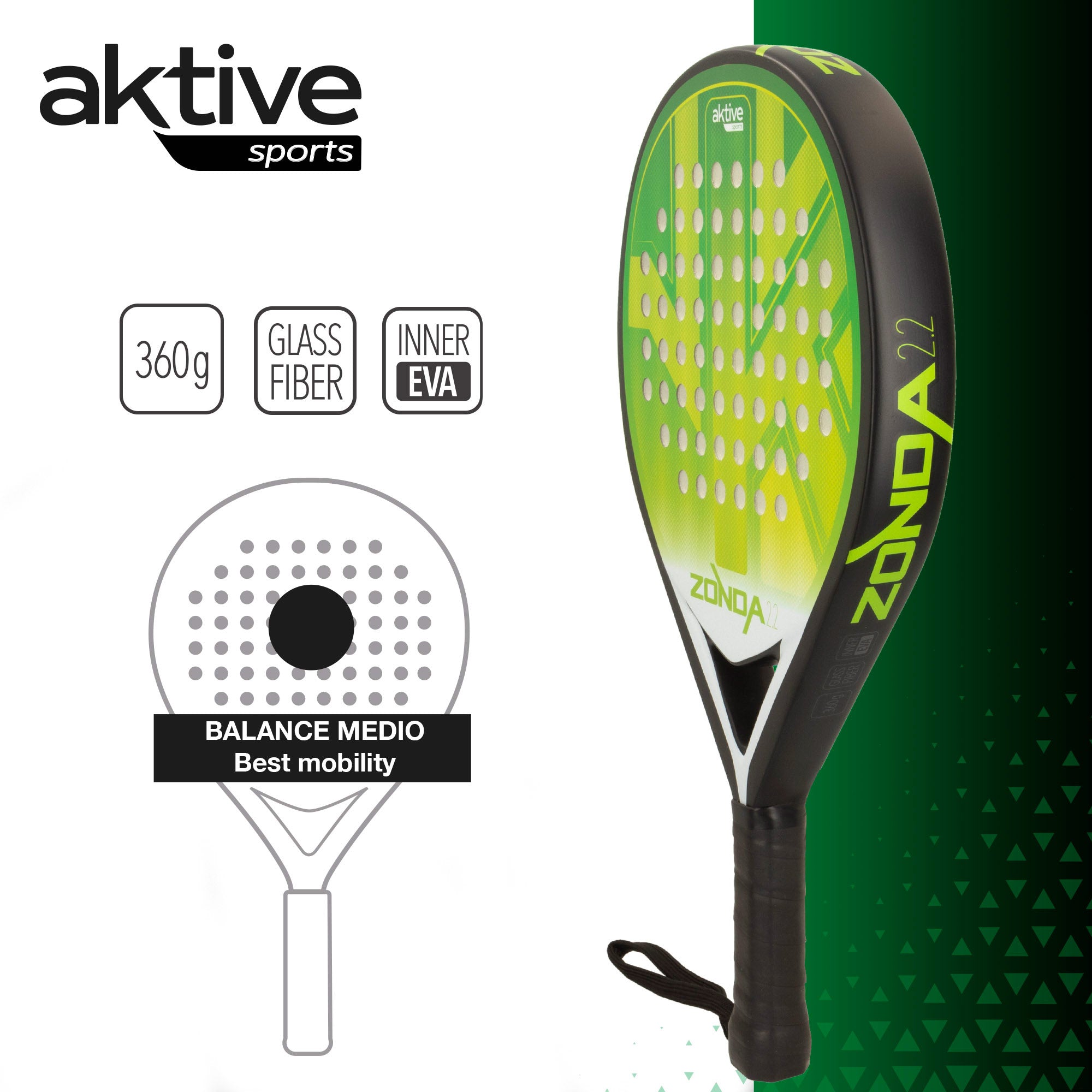 Raquete Padel Zonda 2.2 Power-Control Aktive