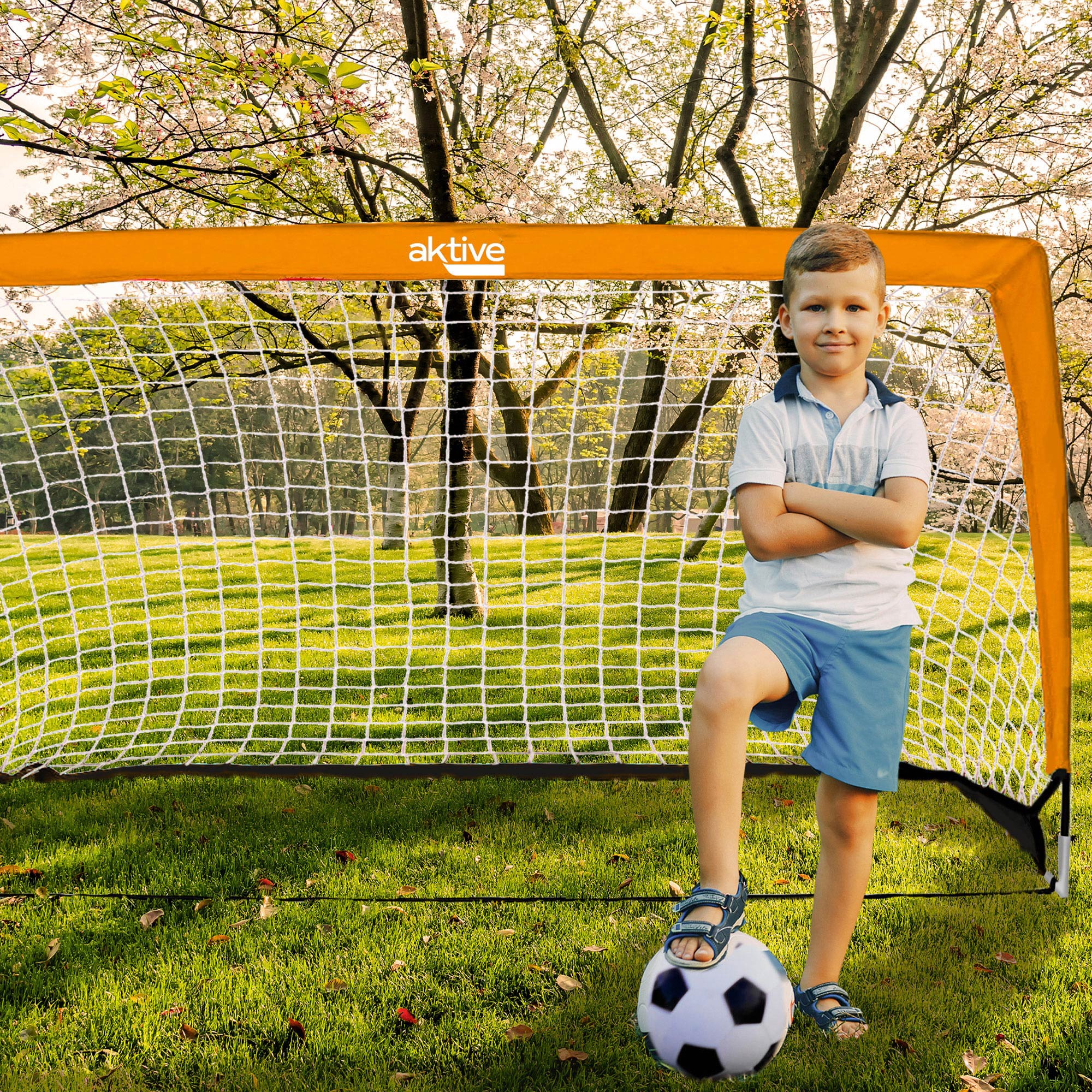 Baliza de futebol dobrável Aktive Sports