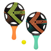 Conjunto de 2 raquetes de praia com bola COLORBABY