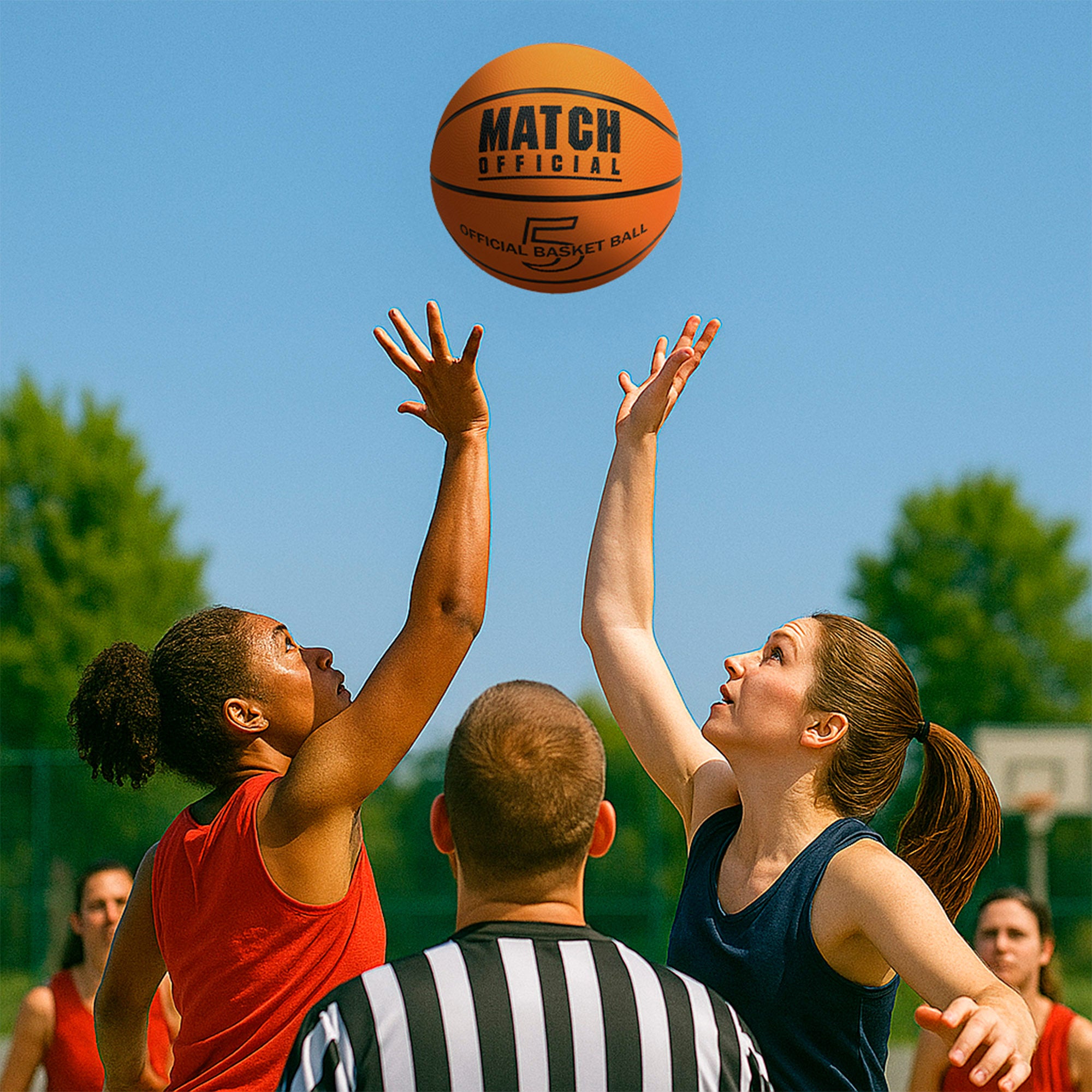 Bola de basquetebol tamanho 5 (desinflada) John