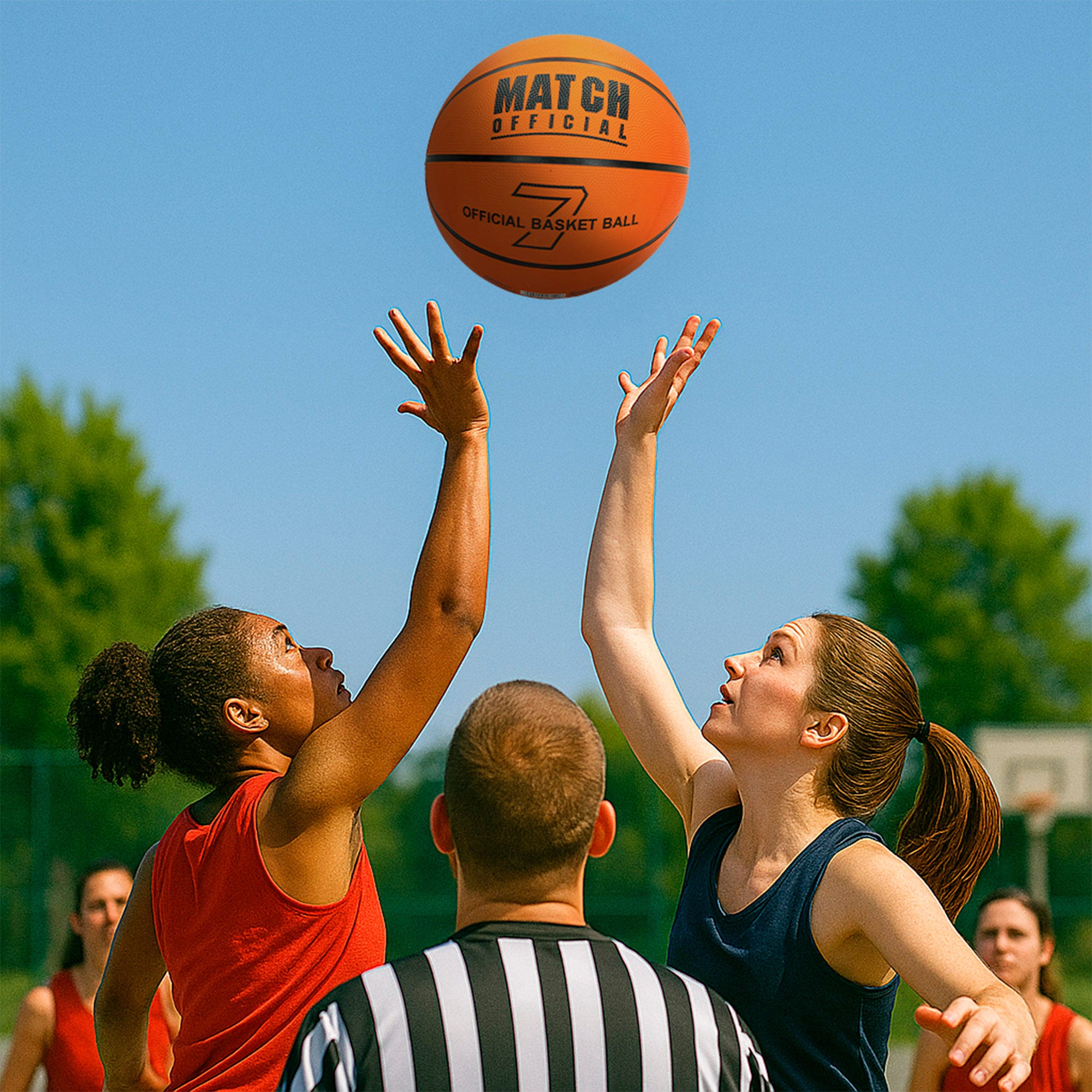 Bola de basquetebol tamanho 7 (desinflada) John