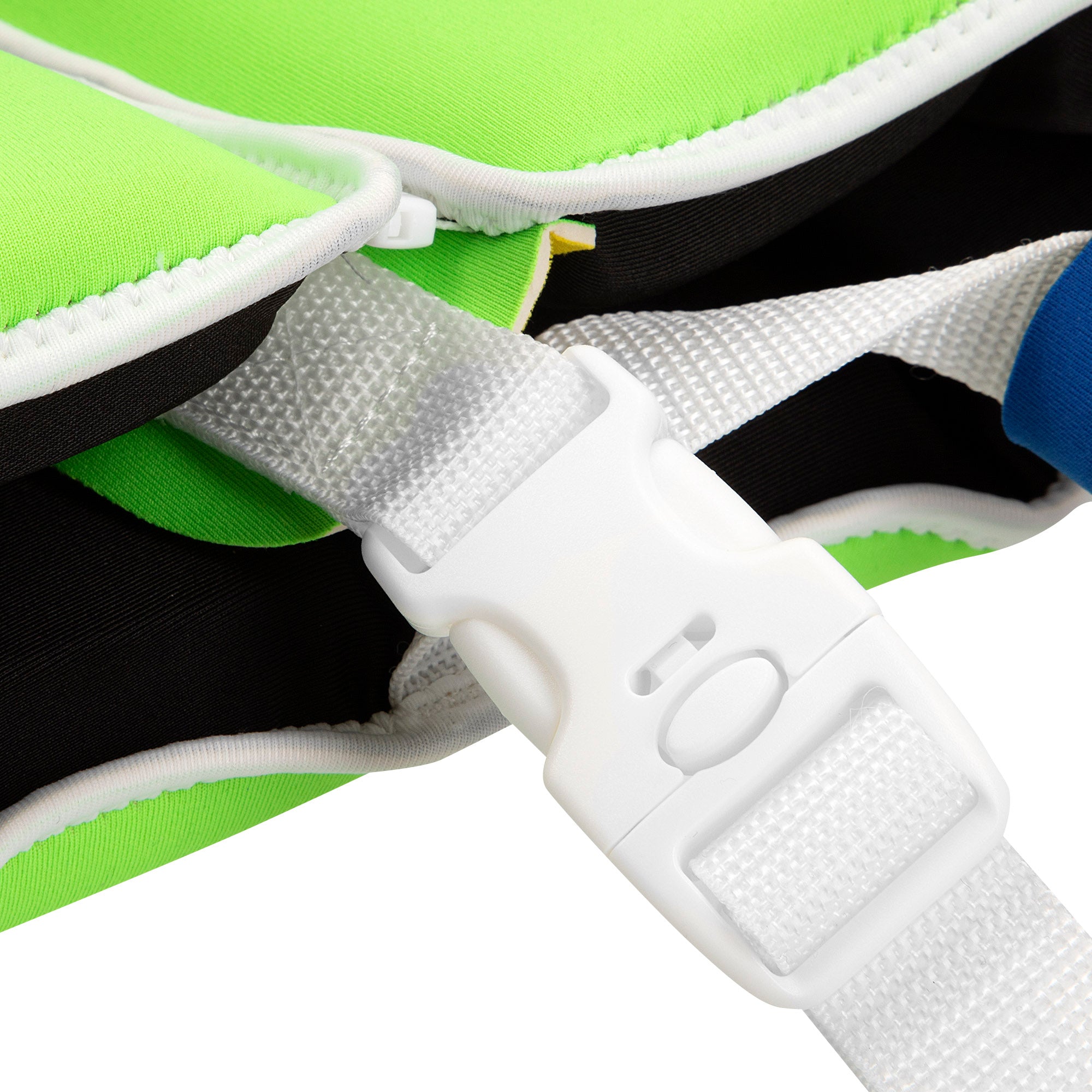 Colete salva-vidas ajustável para desportos aquáticos, para crianças dos 19 aos 30 kg.