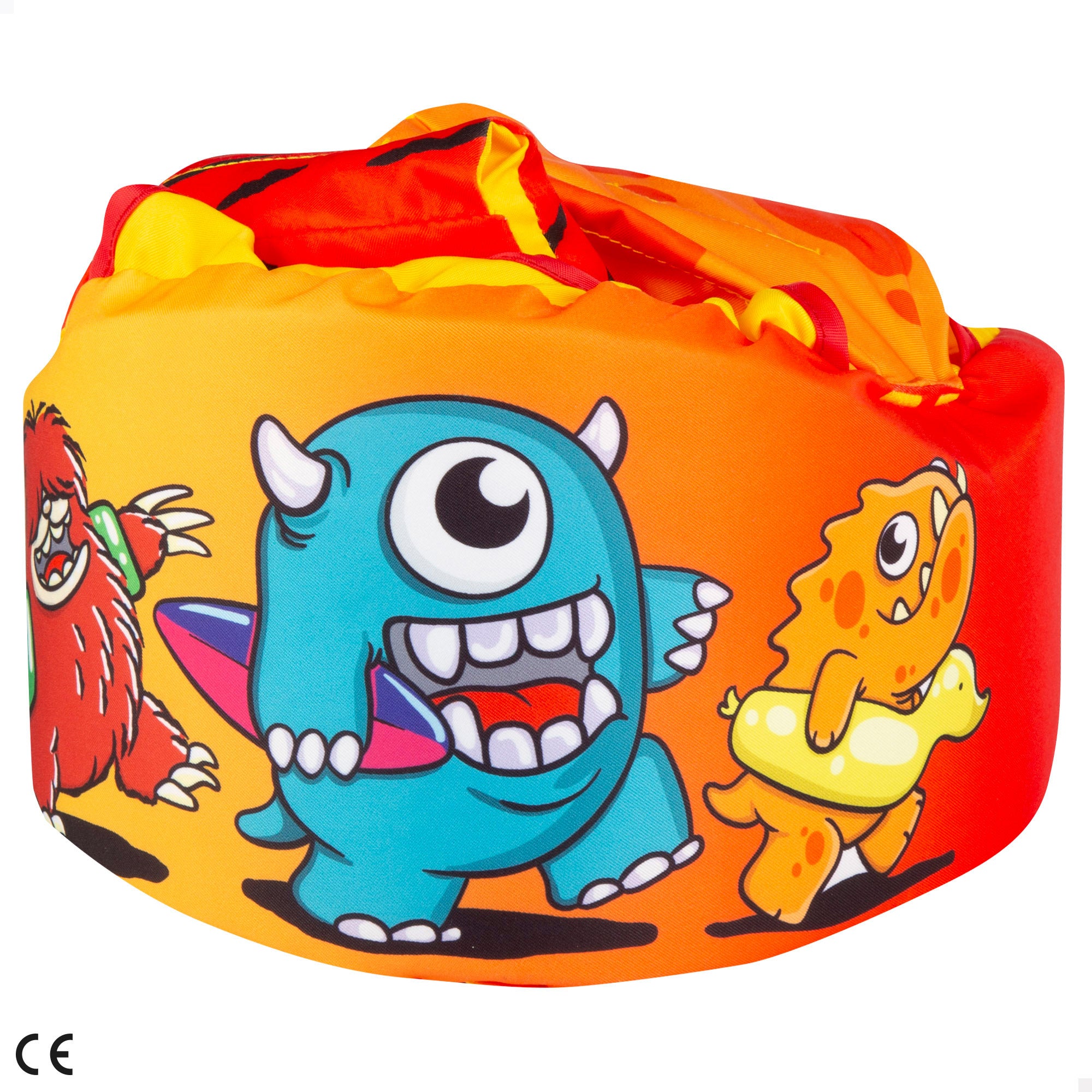 Colete salva-vidas para criança Aqua Sport Monster, ajustável, de 15 a 30 kg.