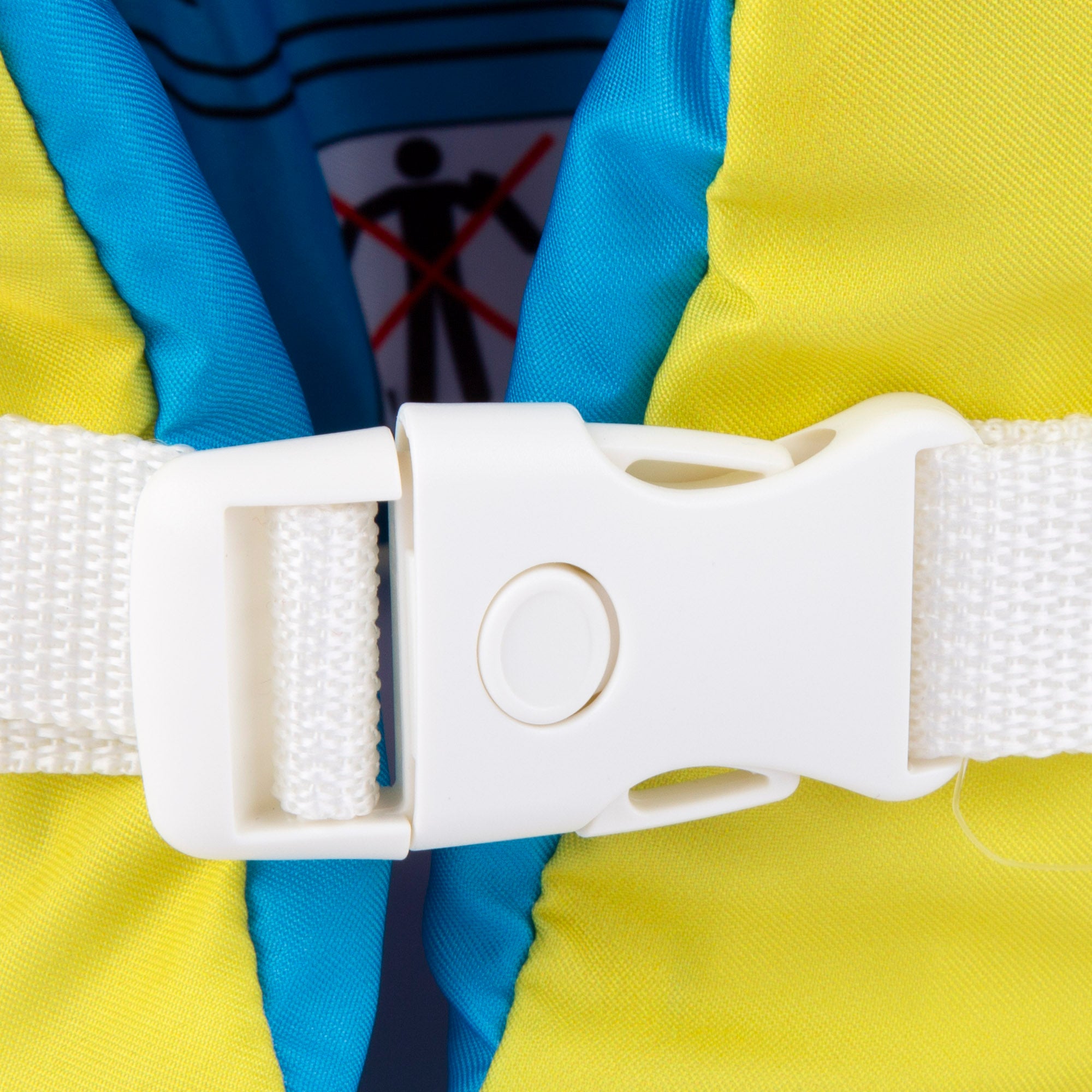 Colete salva-vidas Aqua Sport Crab para crianças dos 15 aos 30 kg, ajustável.