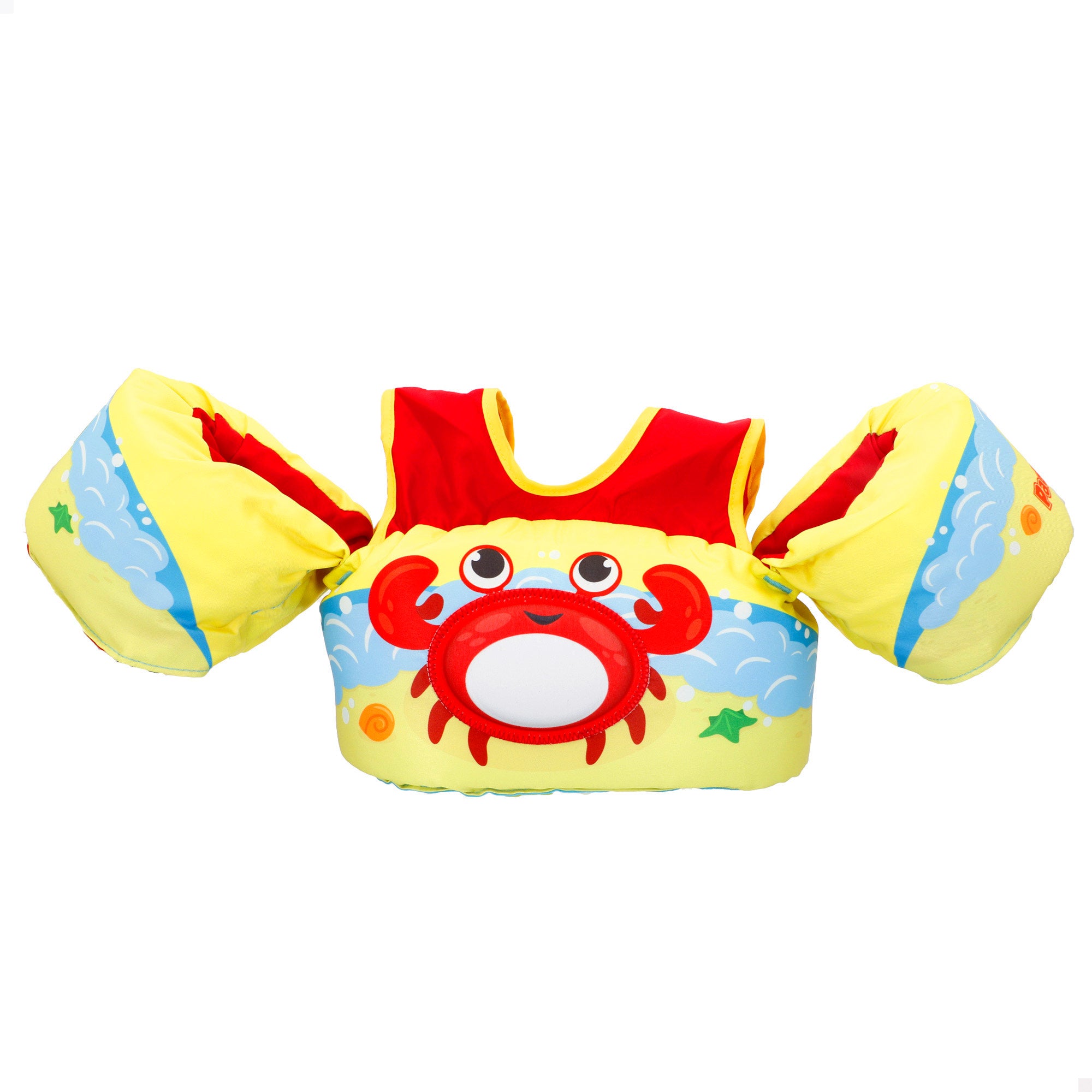 Colete salva-vidas Aqua Sport Crab para crianças dos 15 aos 30 kg, ajustável.