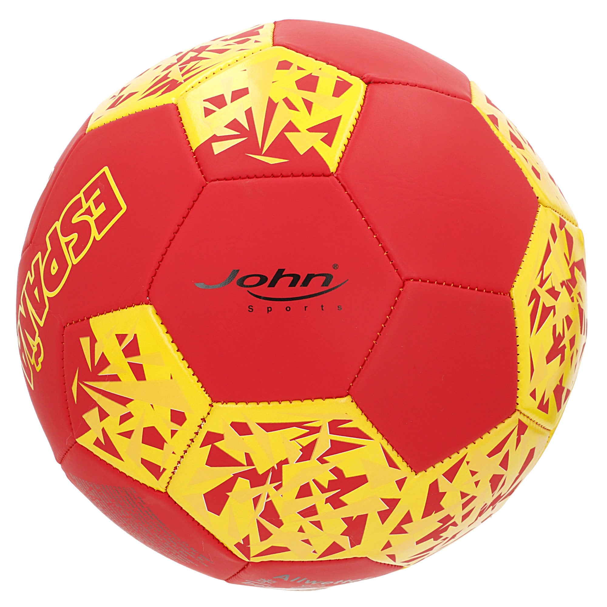 Bola de futebol espanhola tamanho 5 (desinflada) John