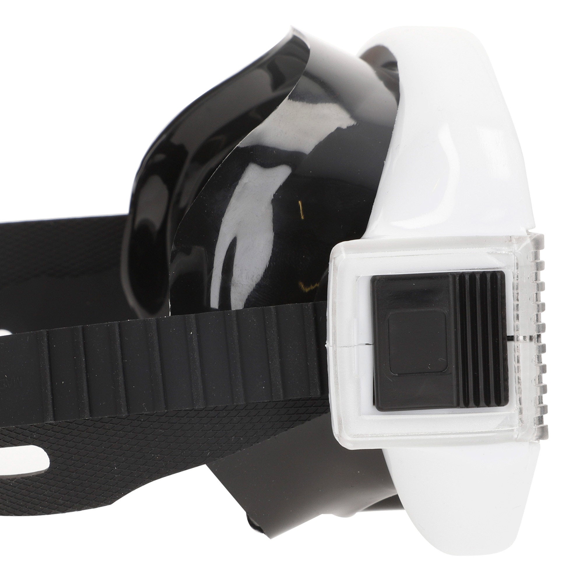 Conjunto Aqua Sport com óculos de mergulho e snorkel para adulto, preto.