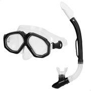 Conjunto Aqua Sport para adulto: óculos de mergulho com snorkel.
