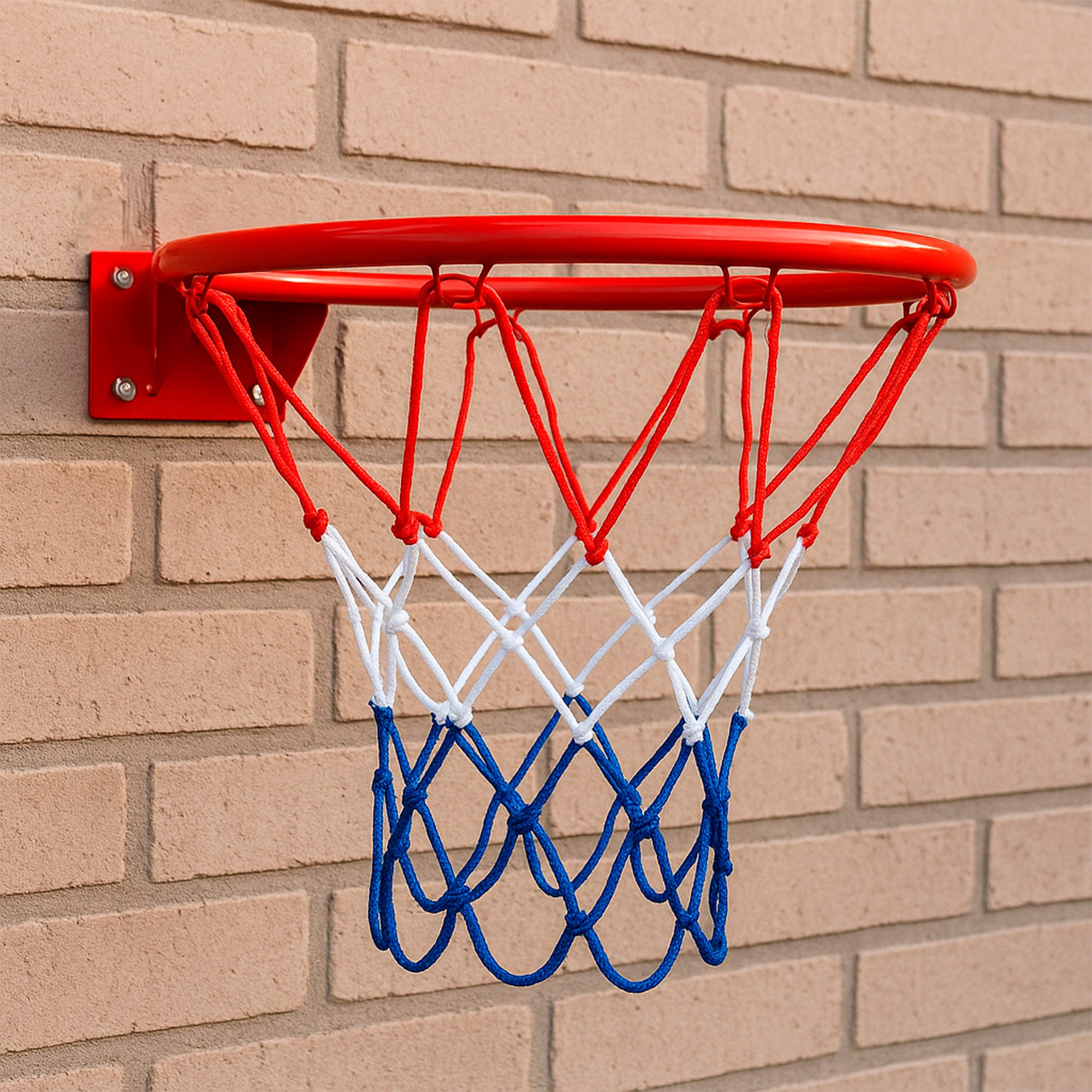 Cesta de basquetebol de parede Aktive de 32 cm com bola e bomba.