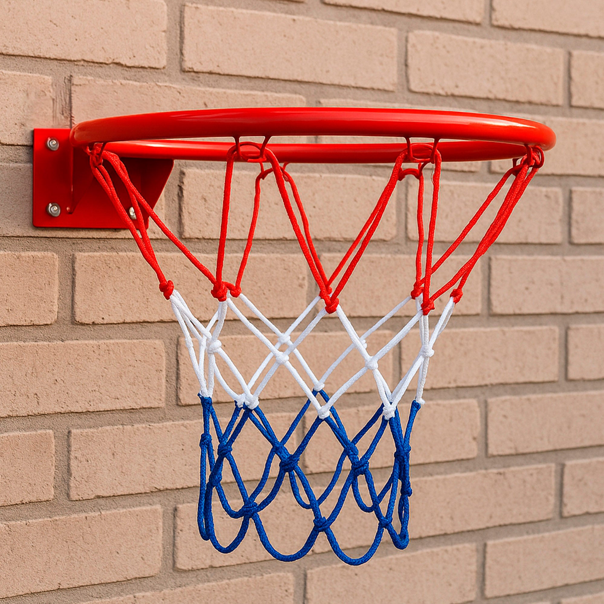 Cesta de basquetebol de parede Aktive de 45 cm com bola e bomba.