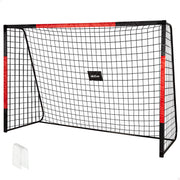 Trave de futebol Aktive de 3m em aço com rede resistente e 7 estacas.