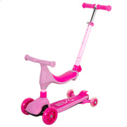 Trotinete Evolutiva EVO 4 em 1 Rosa