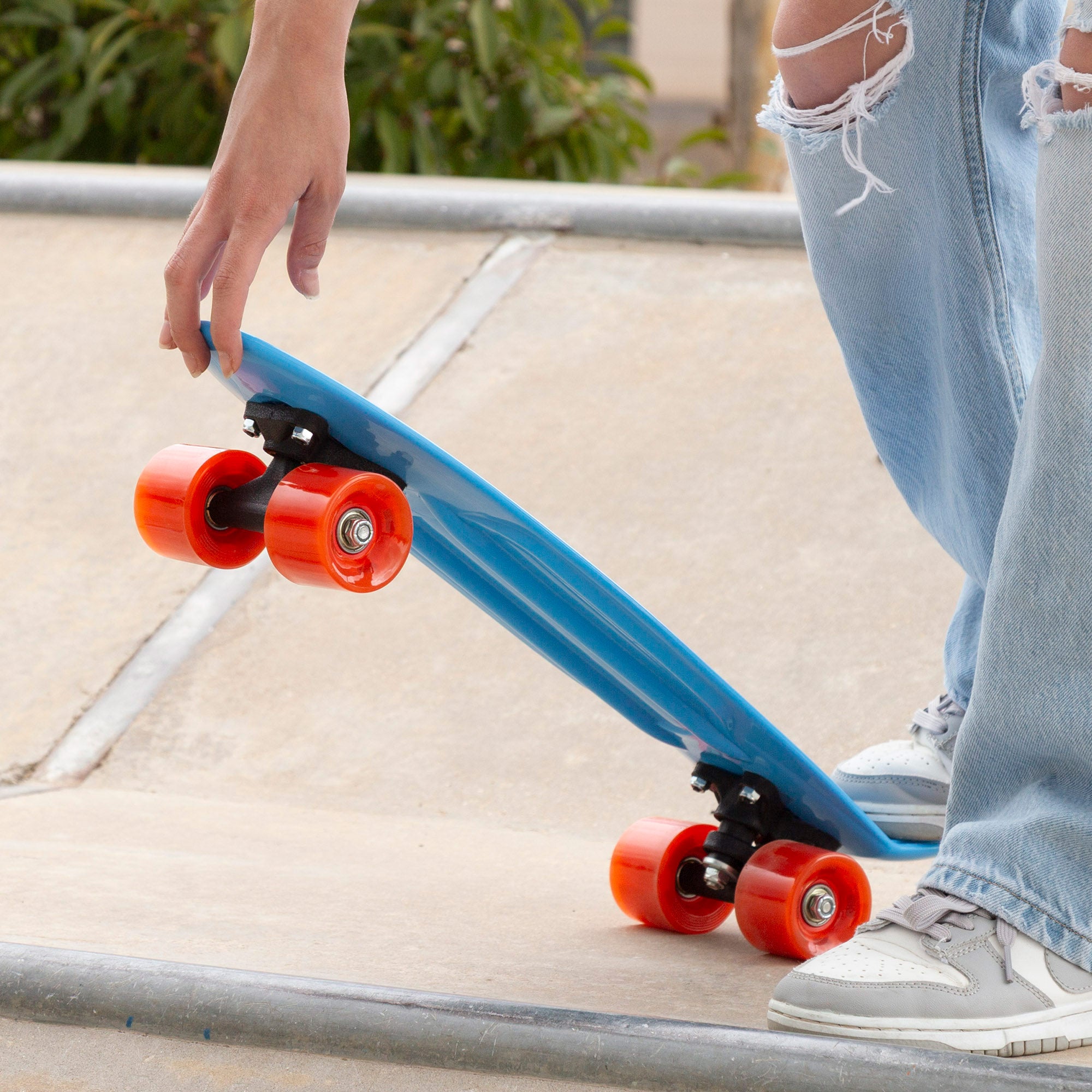 Skate EVO Azul com Luzes