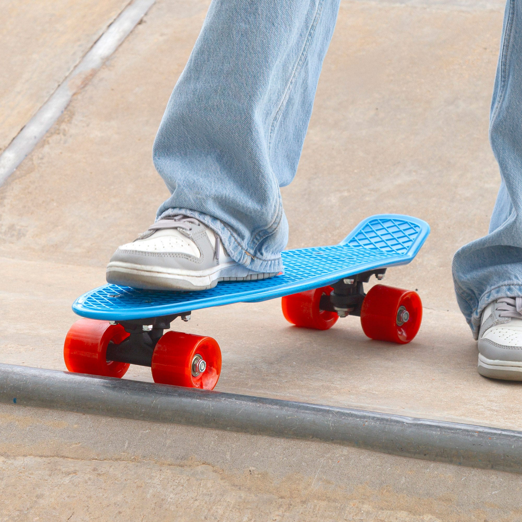 Skate EVO Azul com Luzes