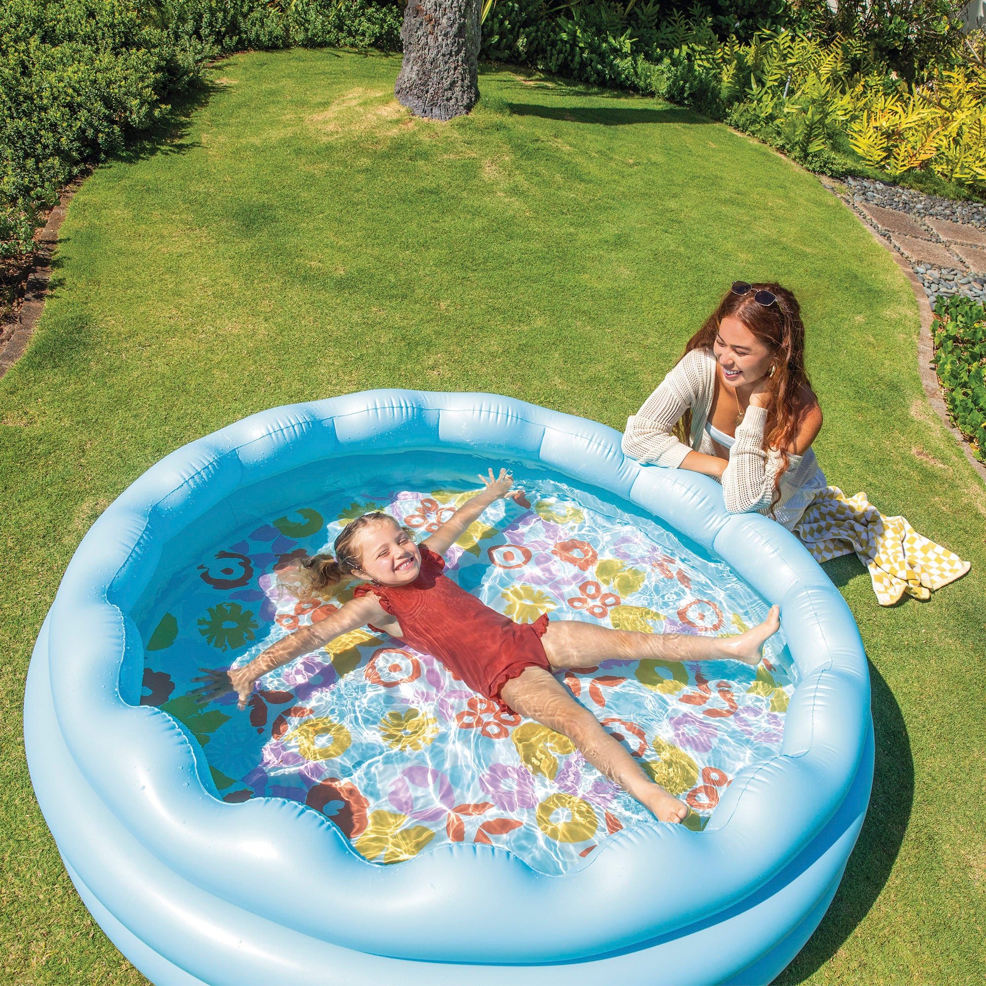 Piscina infantil insuflável circular INTEX, 168 x 45 cm