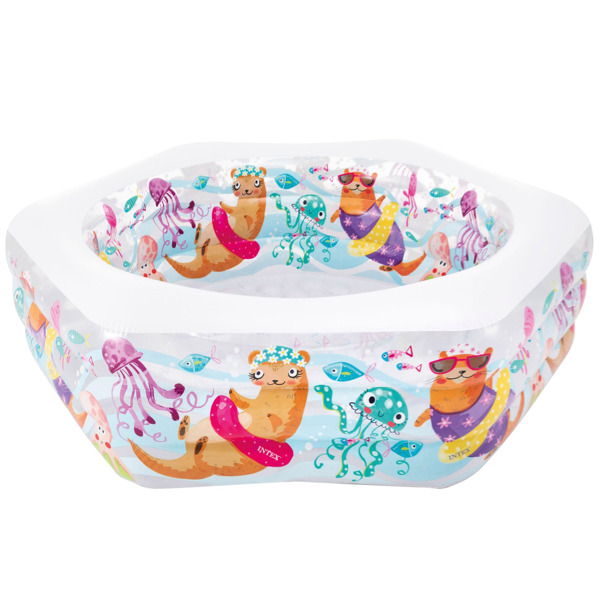 Piscina insuflável hexagonal INTEX 191x178x61 cm - 510 l