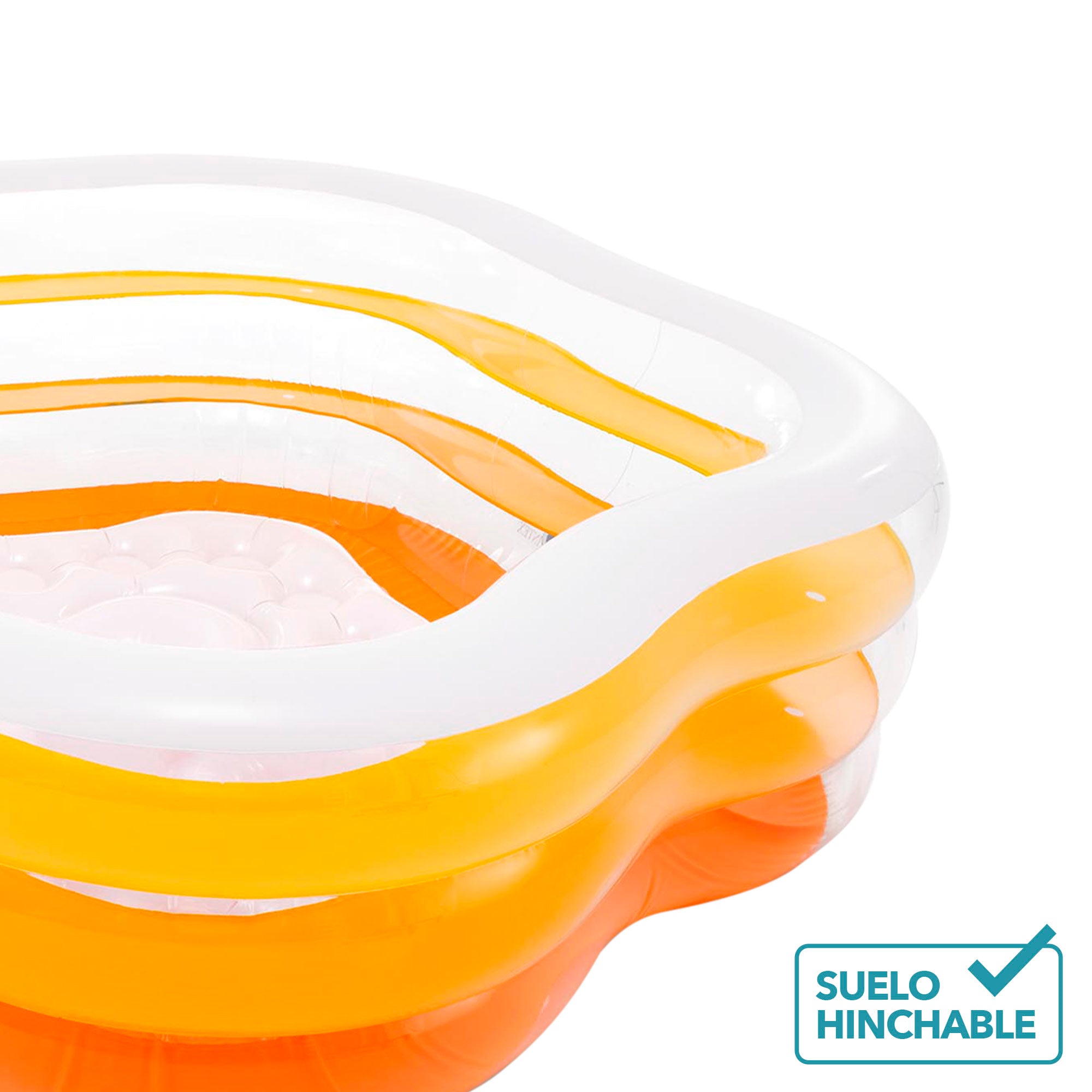 Piscina insuflável em forma de estrela INTEX 185x180x53 cm - 460 l