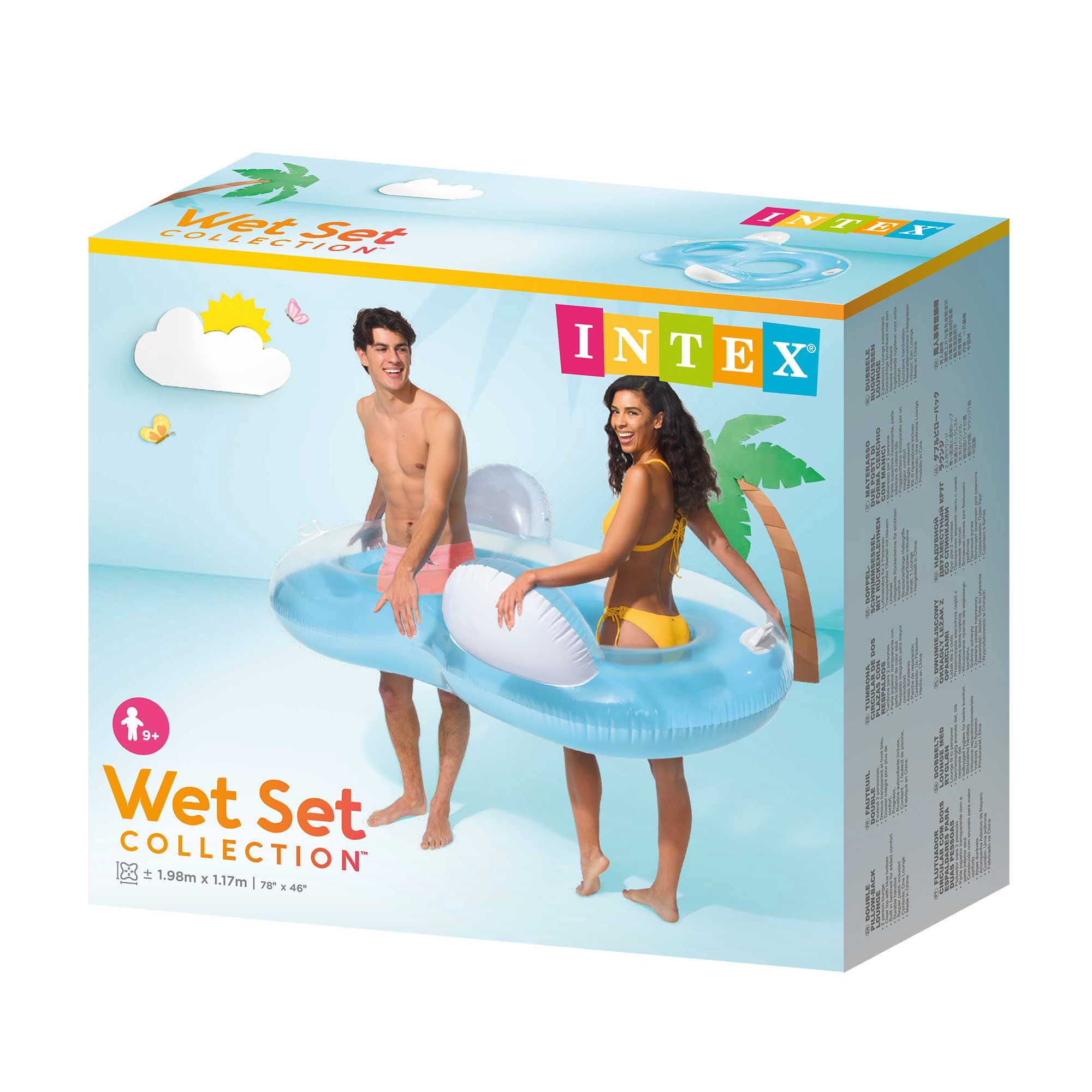 Colchão insuflável de casal INTEX 198x117 cm
