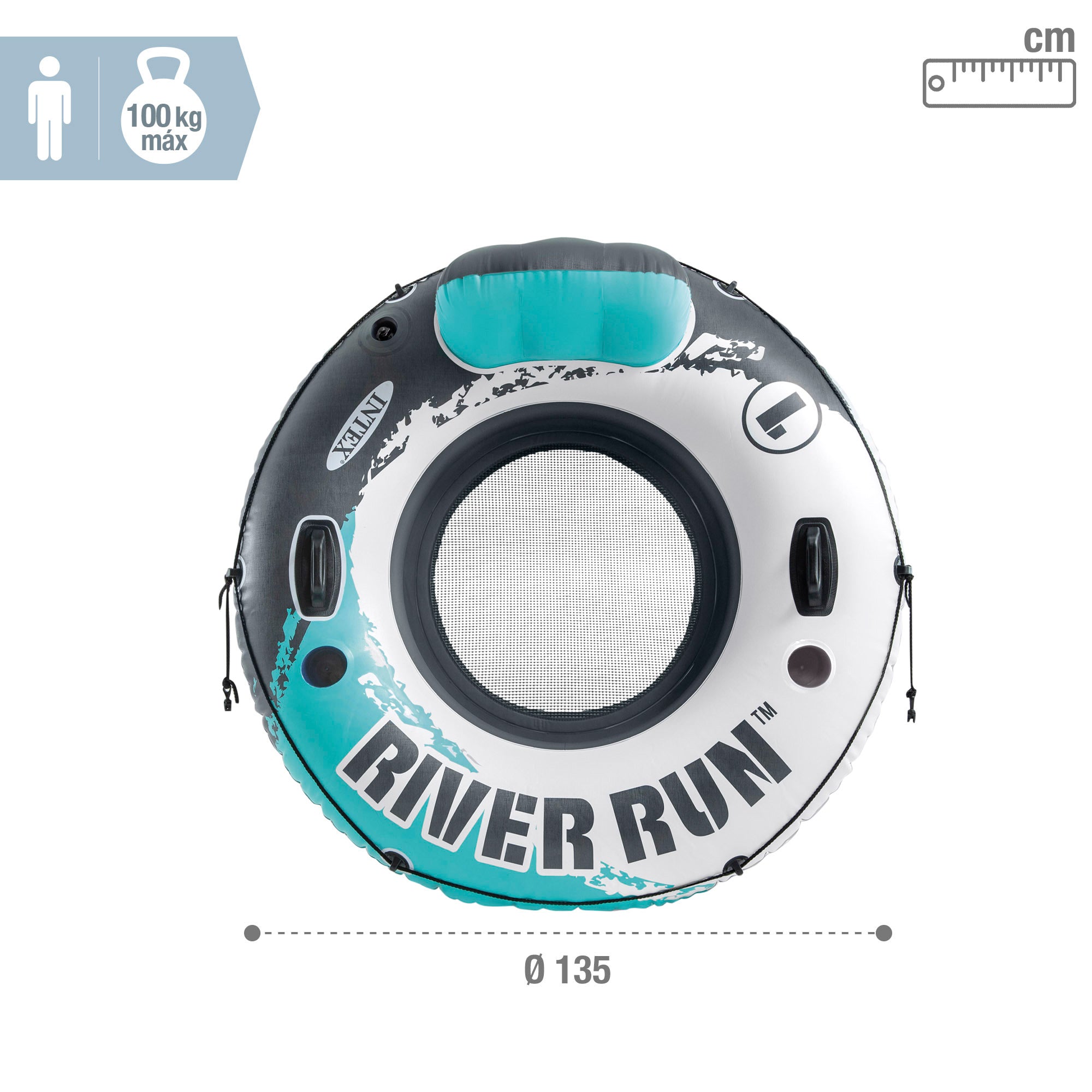 Roda insuflável INTEX River Run Ø135 cm