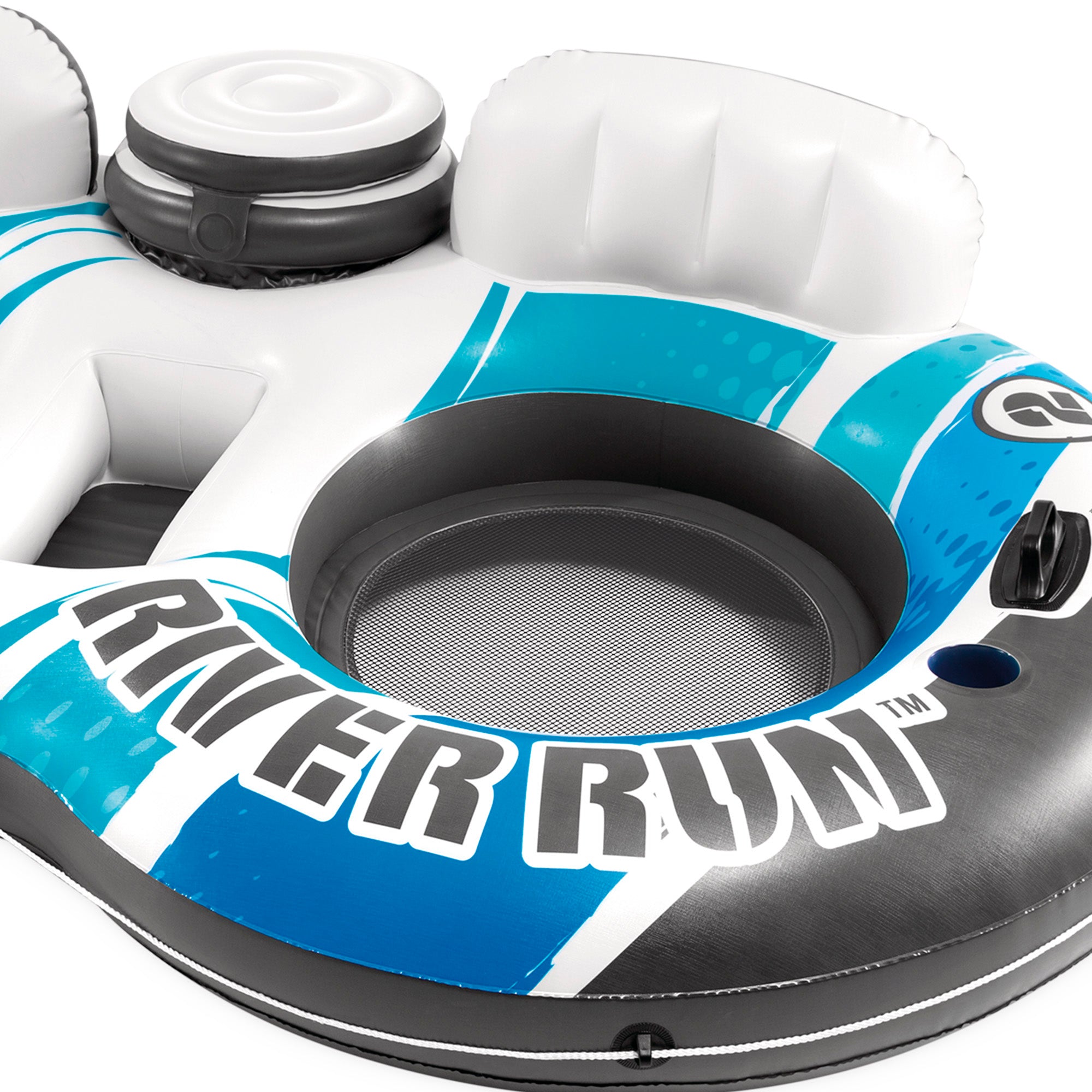 Boia insuflável INTEX com roda para 2 pessoas com cooler, 157x243 cm