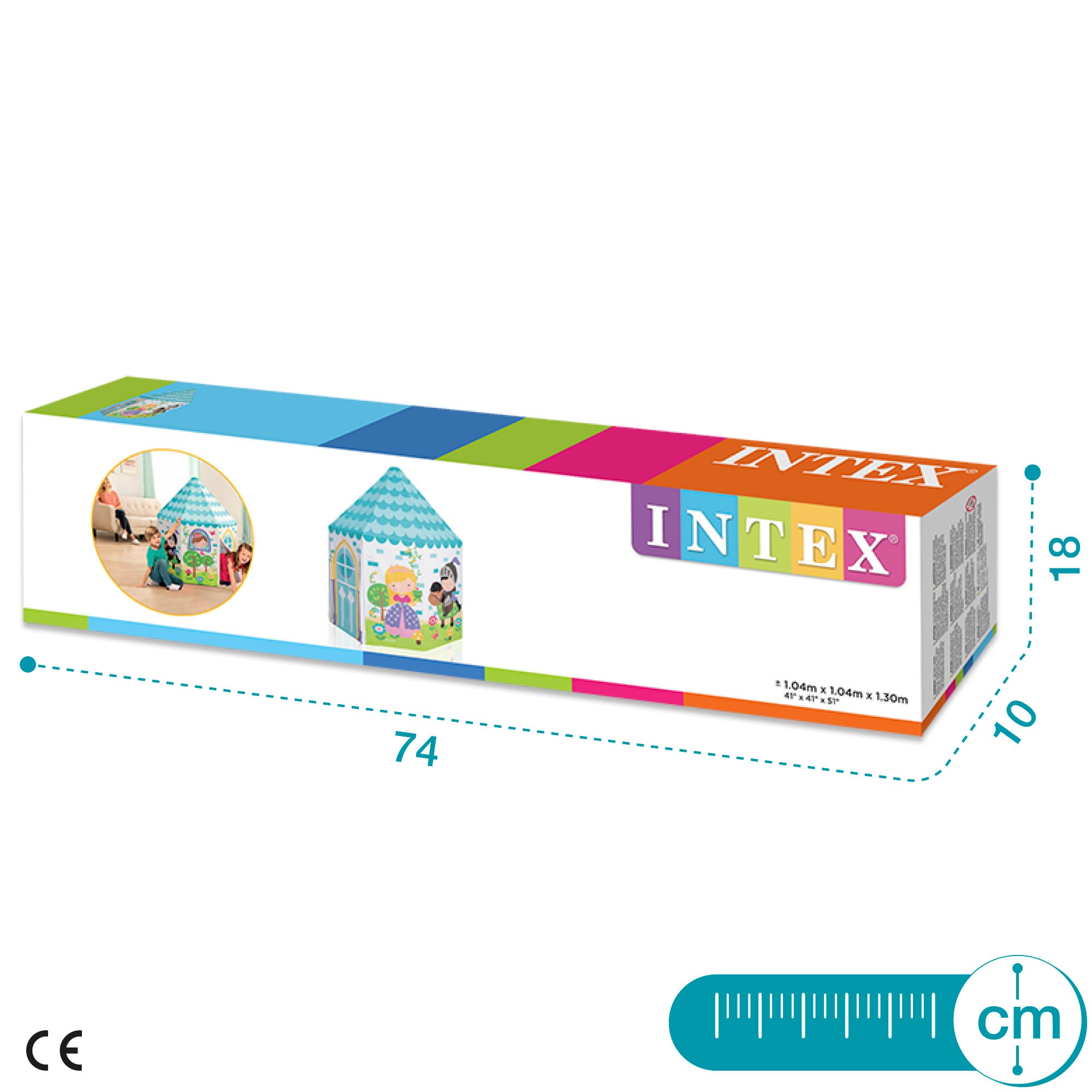 Casinha de tecido INTEX para crianças
