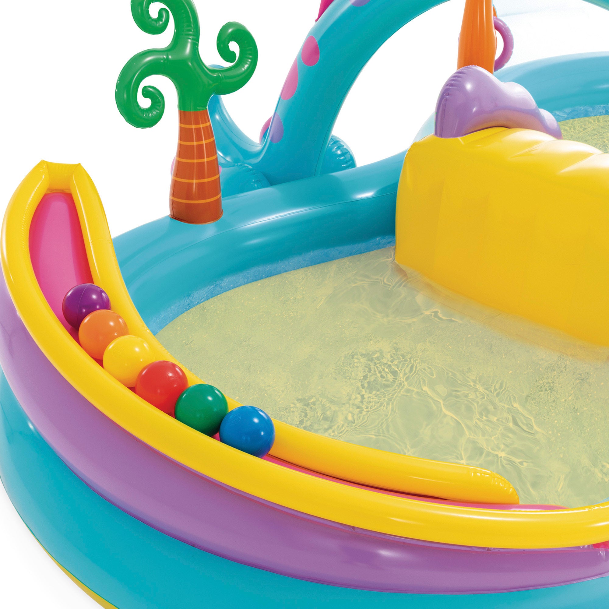 Centro de atividades insuflável Dinossauro da INTEX, 302x229x112 cm - 280 l