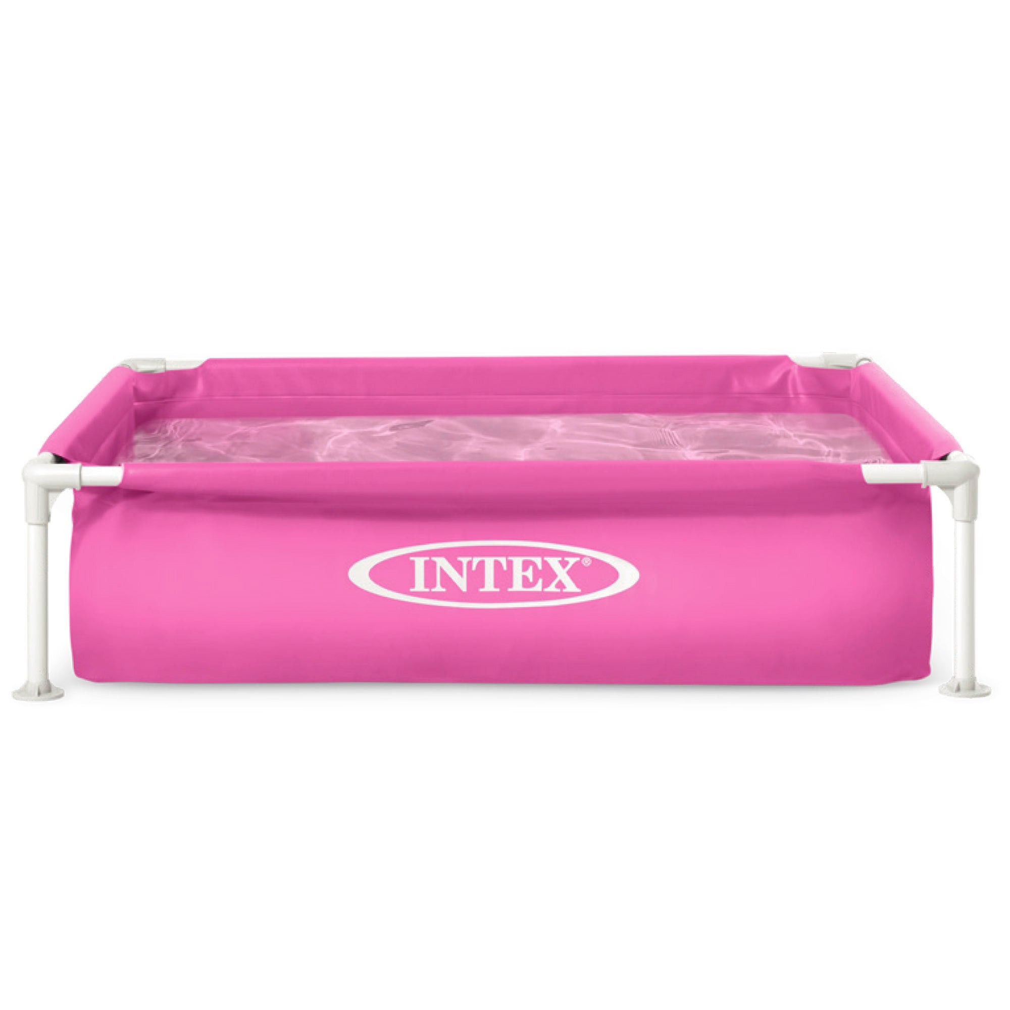 Piscina amovível INTEX rosa Mini Frame 122x122x30 cm