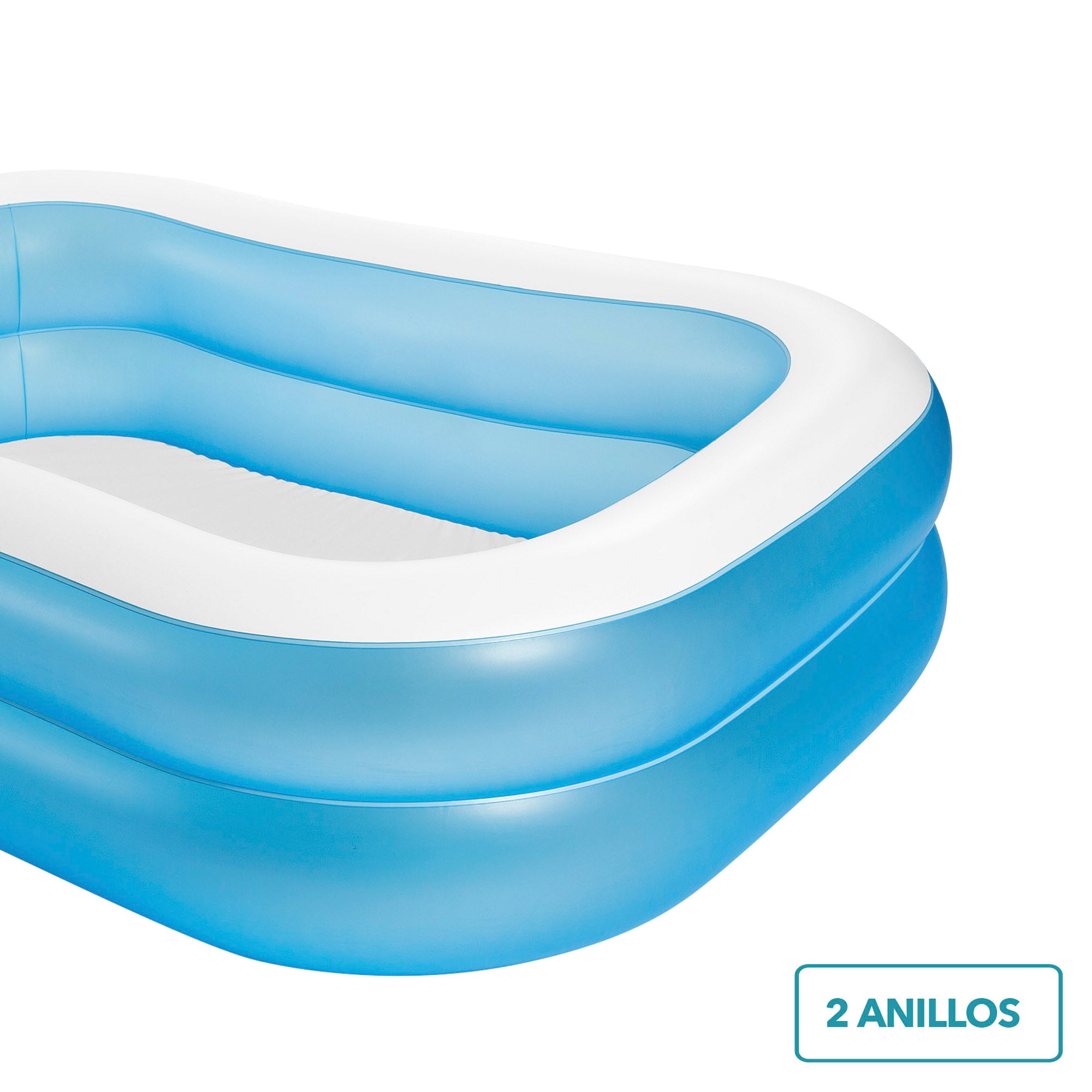 Piscina familiar infantil INTEX, azul