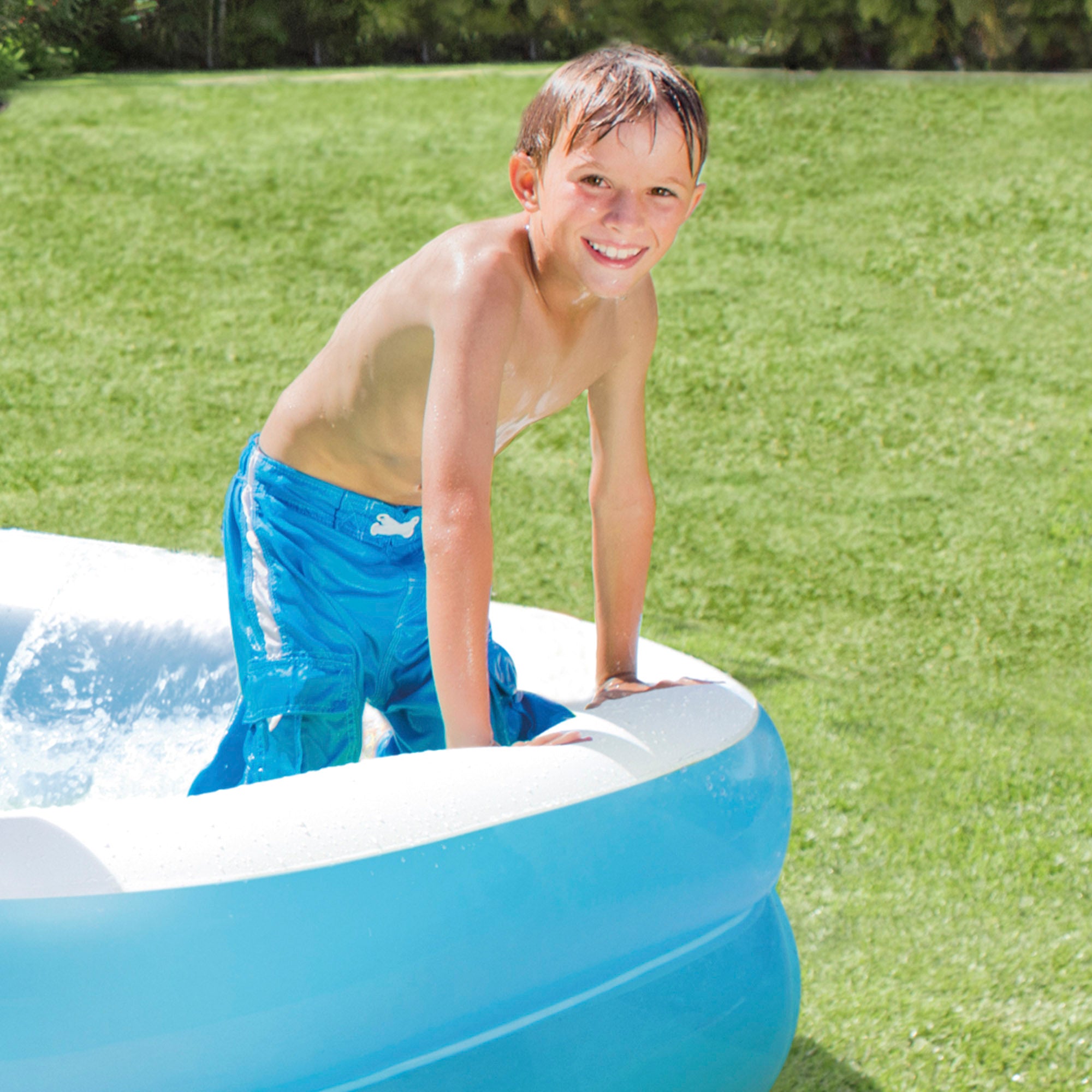 Piscina familiar infantil INTEX, azul