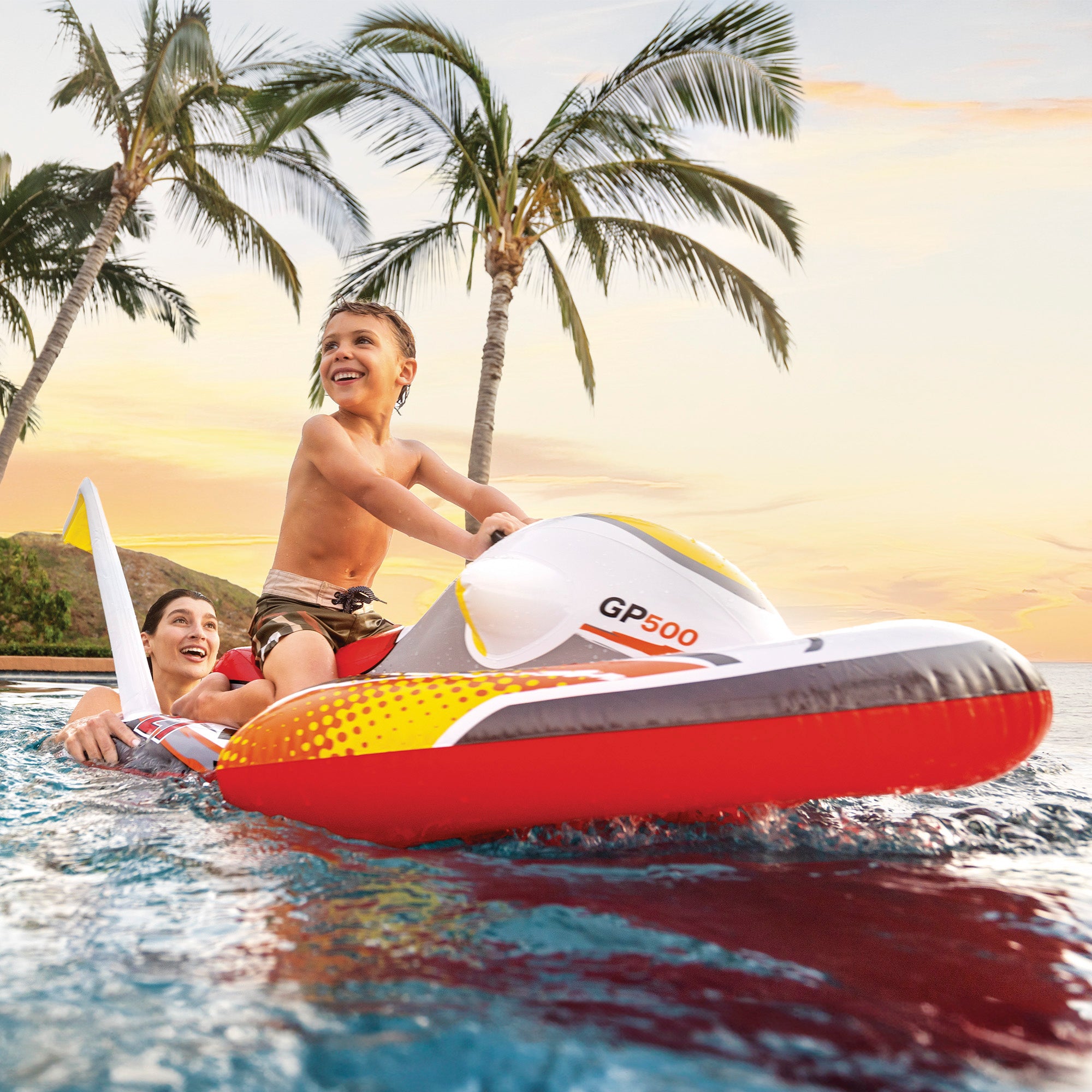 Jet Ski insuflável INTEX para criança, 117x77 cm