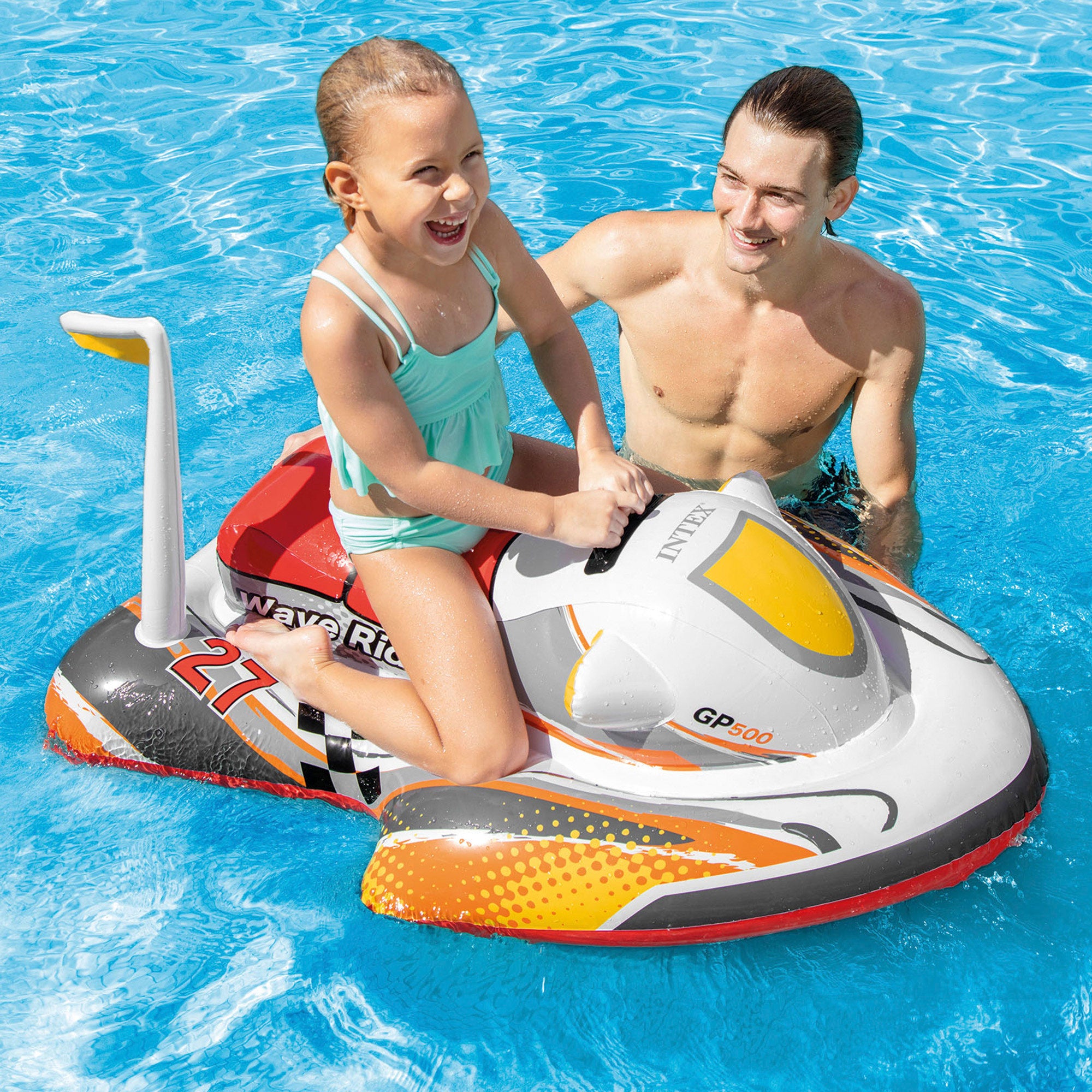 Jet Ski insuflável INTEX para criança, 117x77 cm