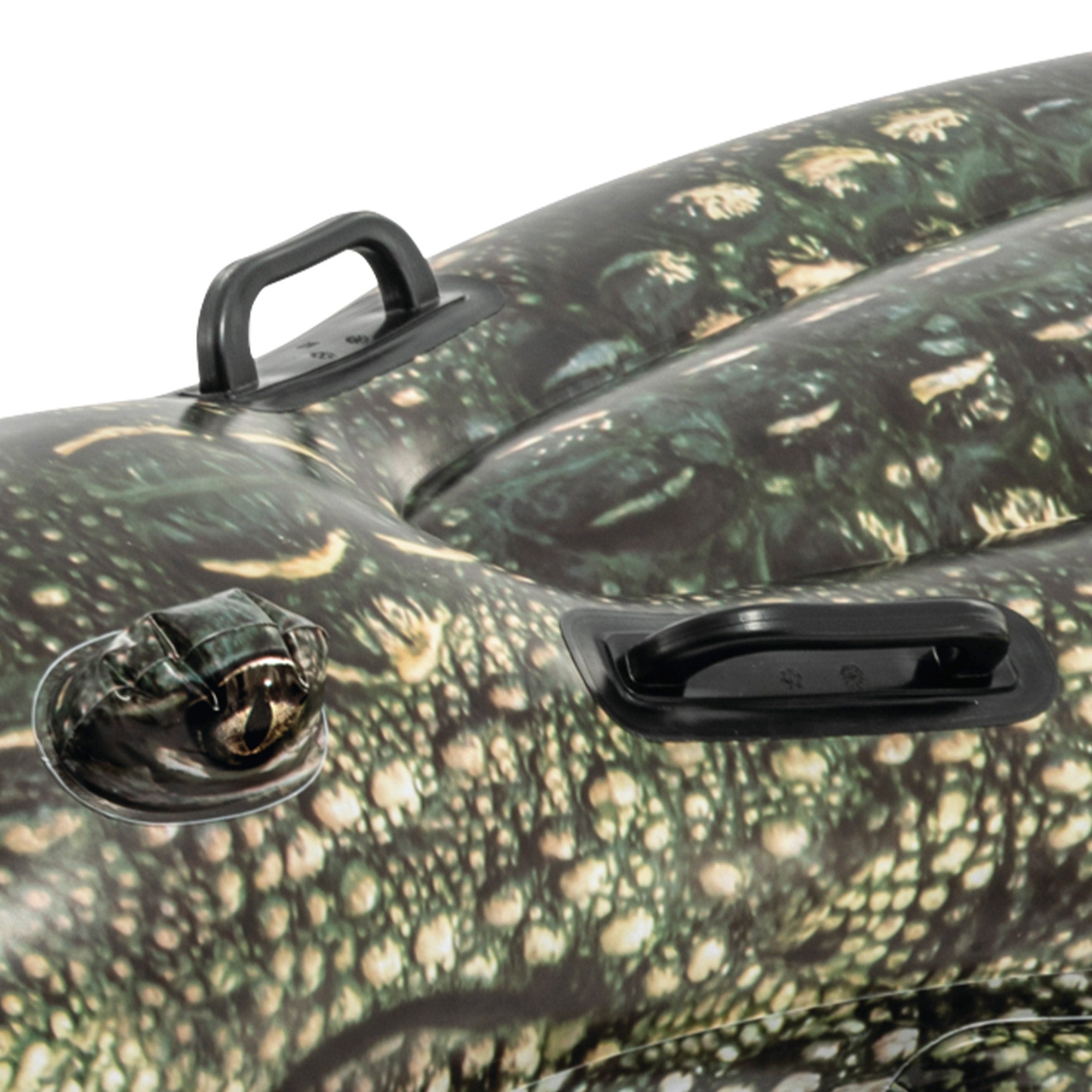 Crocodilo insuflável fotorrealista INTEX com 2 pegas, 86x170 cm