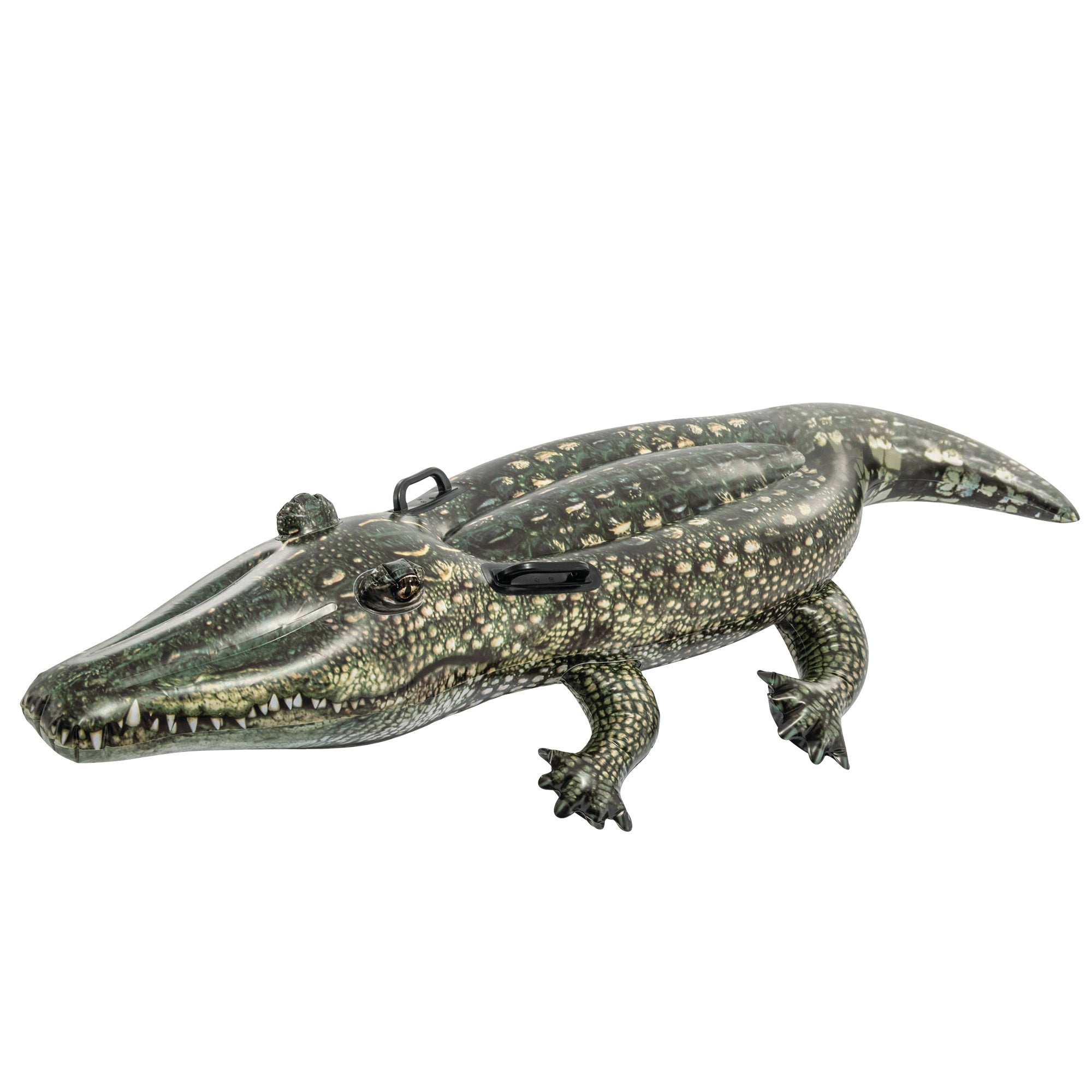 Crocodilo insuflável fotorrealista INTEX com 2 pegas, 86x170 cm