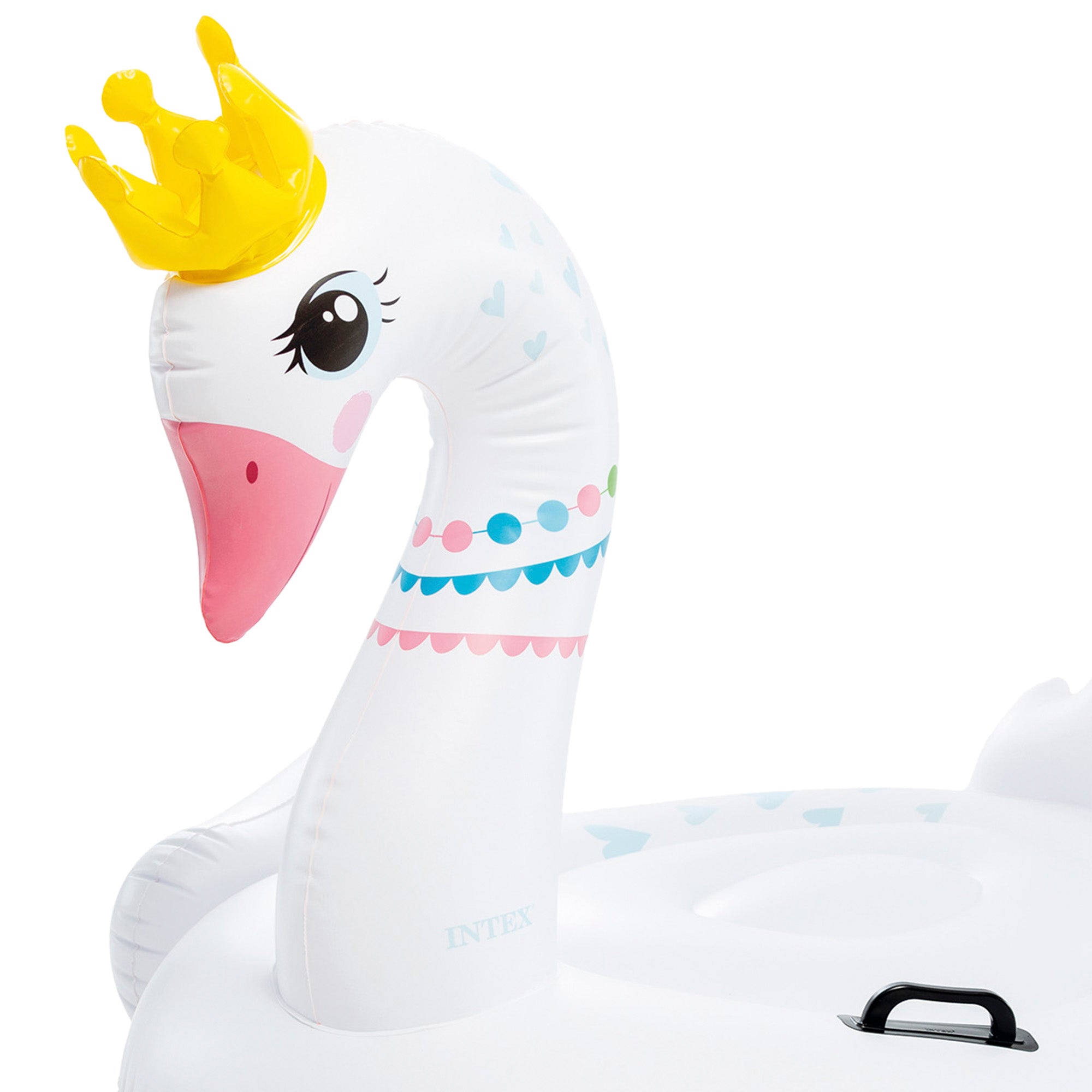 Boia de piscina em forma de cisne da INTEX com pegas, 142x137x99 cm
