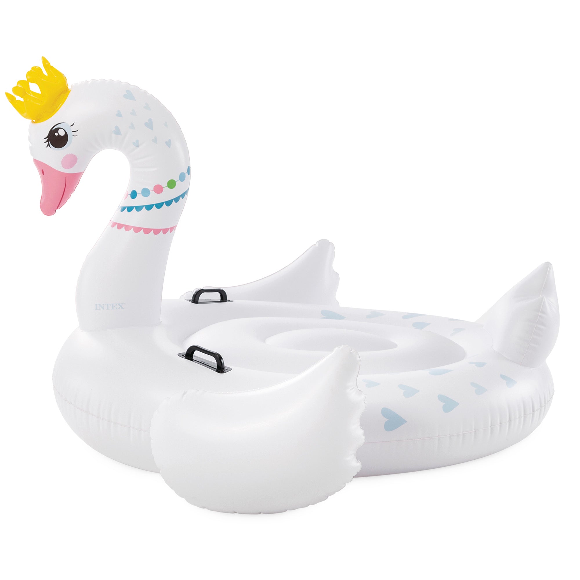 Boia de piscina em forma de cisne da INTEX com pegas, 142x137x99 cm