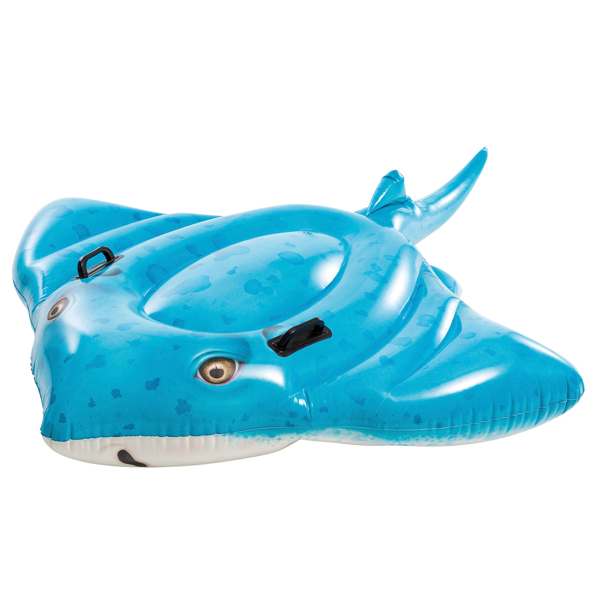 Boia de piscina INTEX às riscas com pegas 145x185 cm