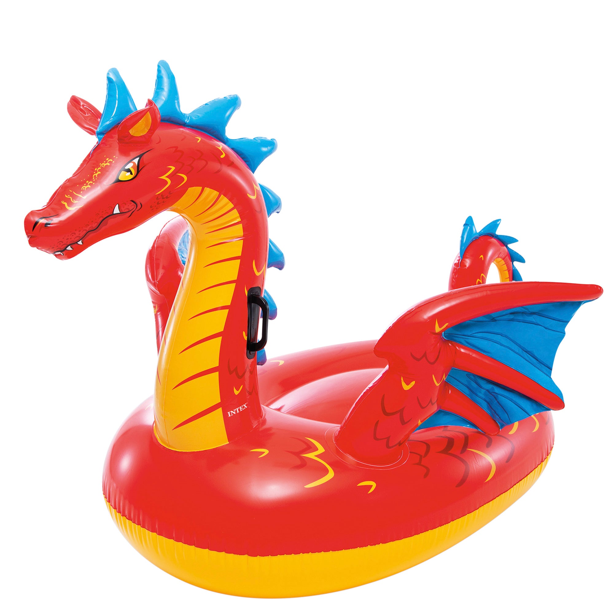 Boia de piscina INTEX Dragão com pegas 198x173 cm