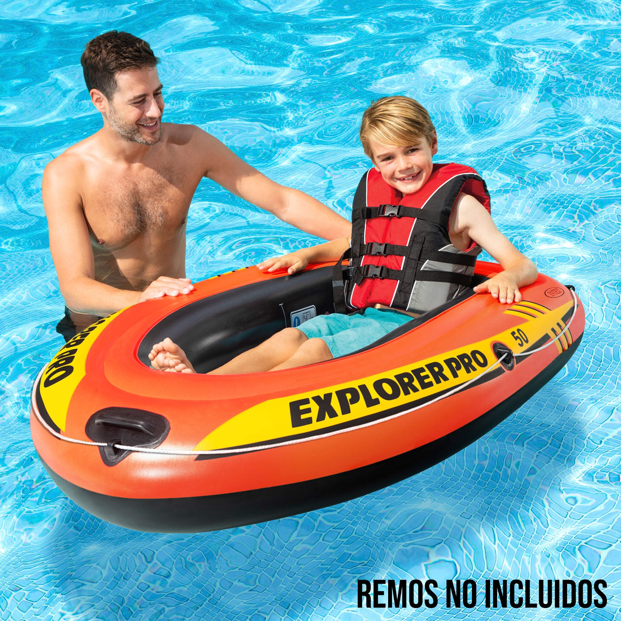 Barco insuflável infantil INTEX Explorer - 137x85x23 cm