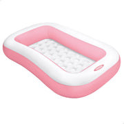 Piscina insuflável infantil INTEX, cor-de-rosa, com piso almofadado, 166x100x25 cm