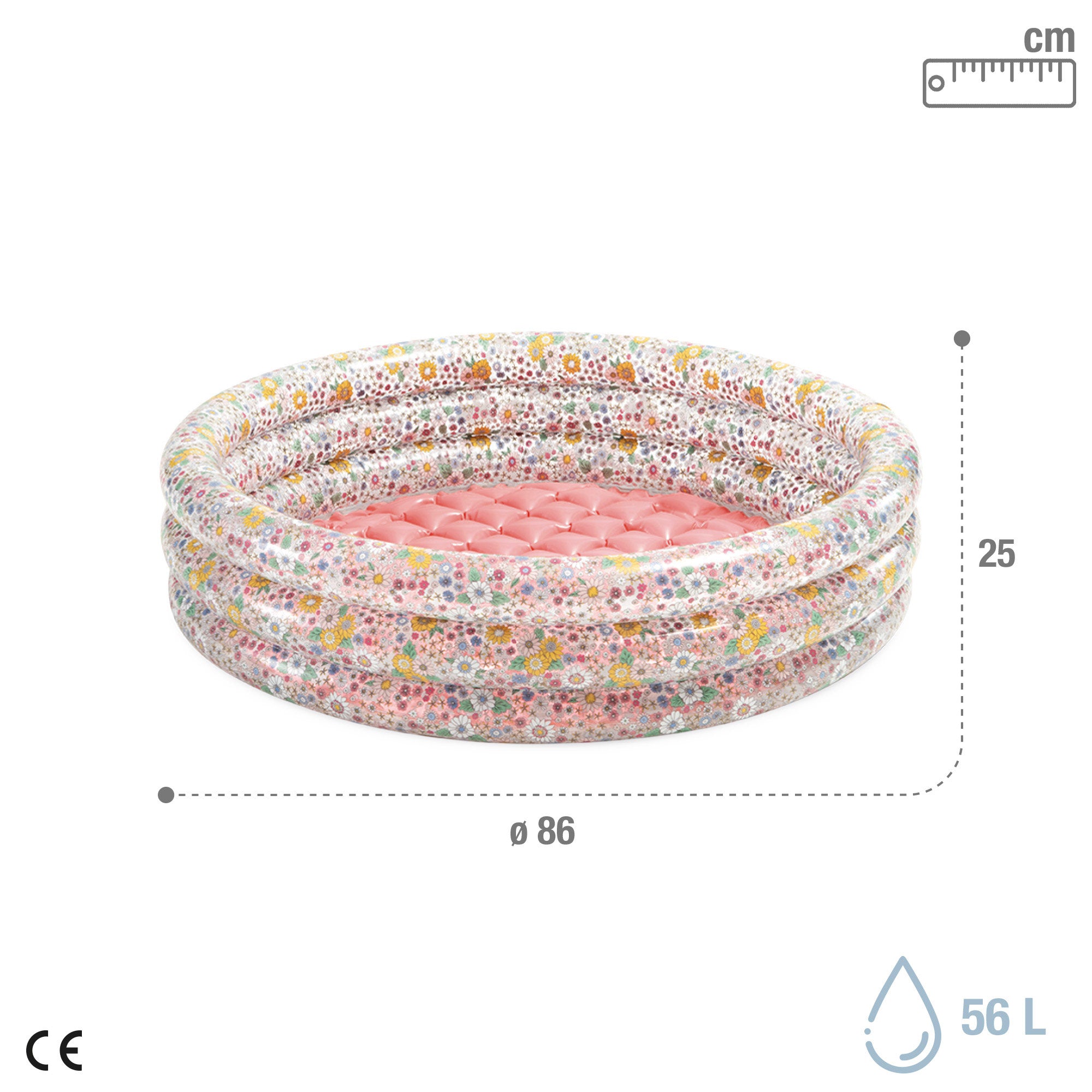 Piscina insuflável infantil Sweet Blossom da INTEX