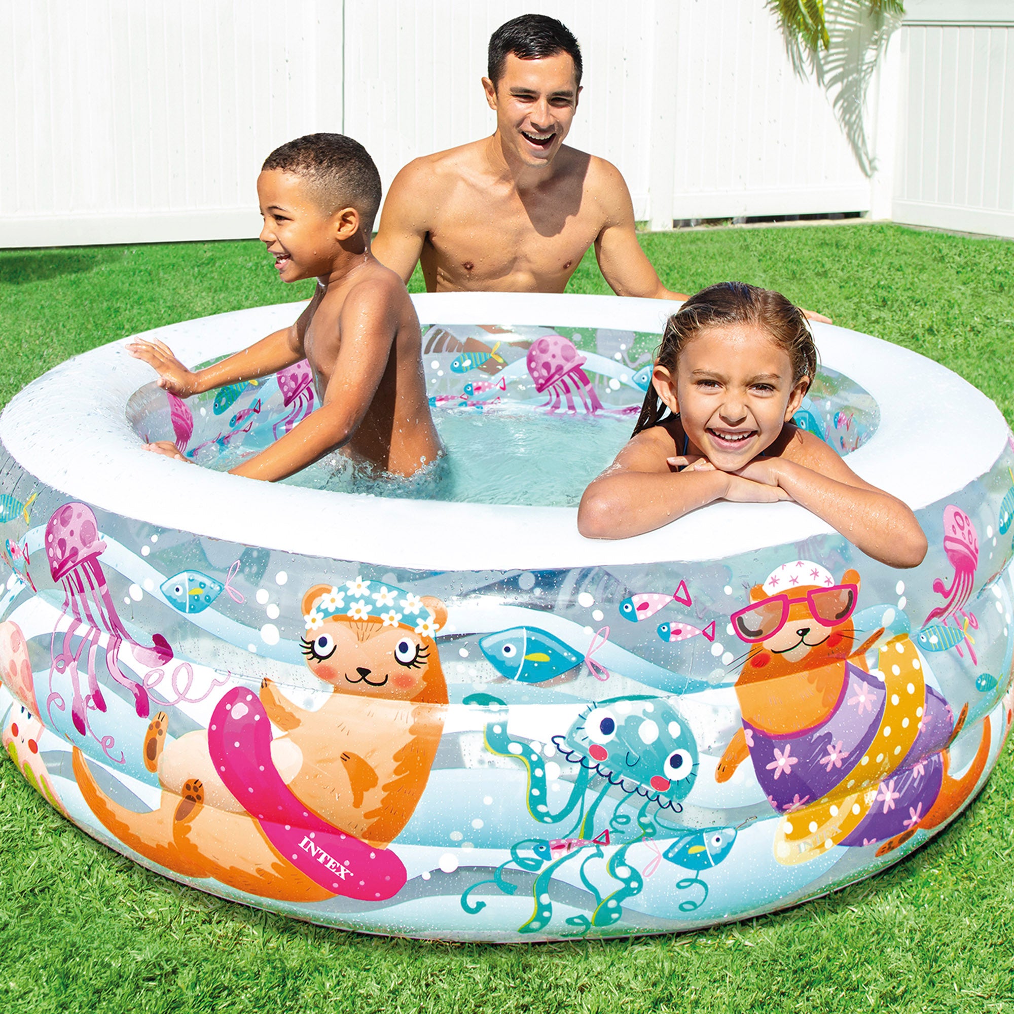 Piscina insuflável INTEX com aquário, 152x56cm - 360 litros