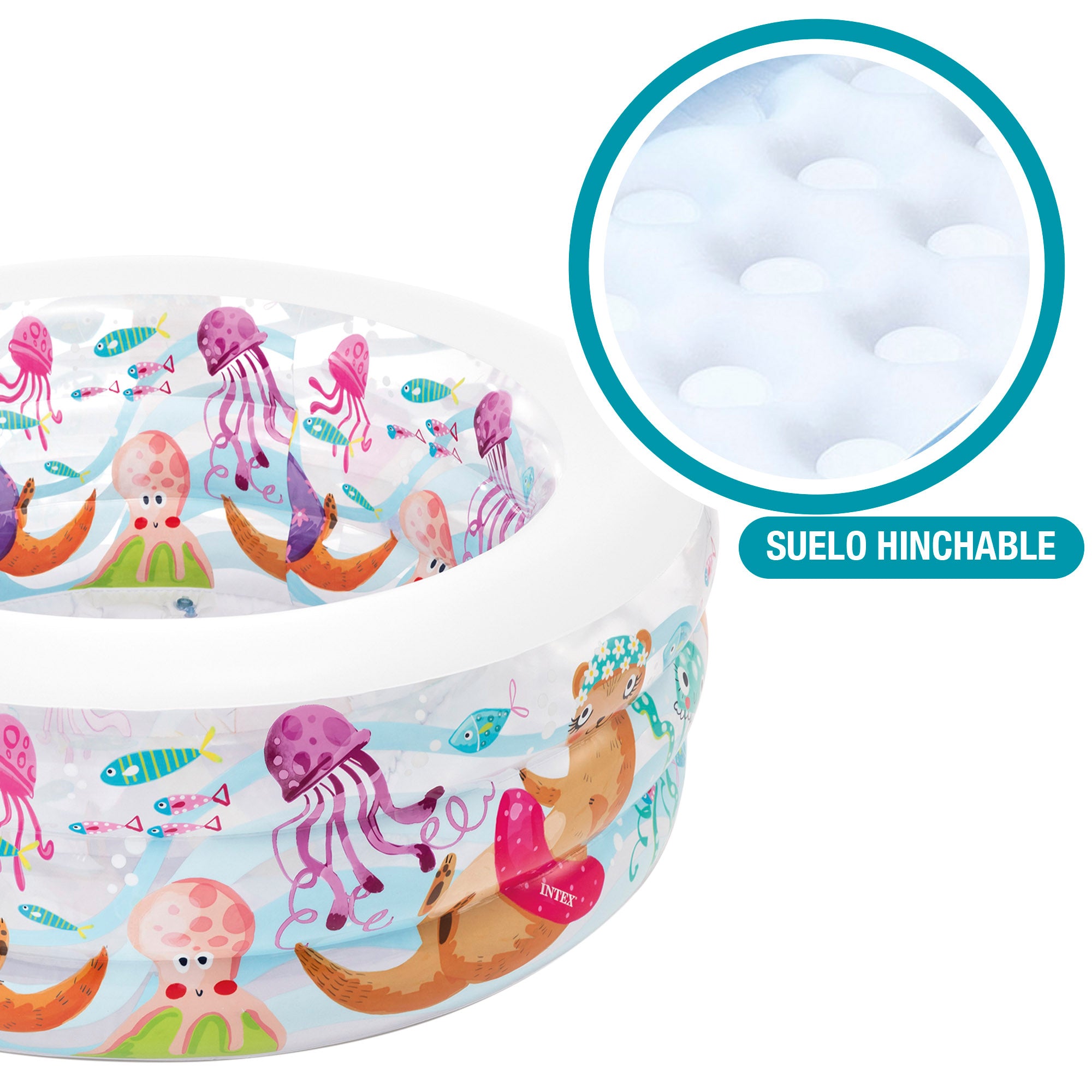Piscina insuflável INTEX com aquário, 152x56cm - 360 litros